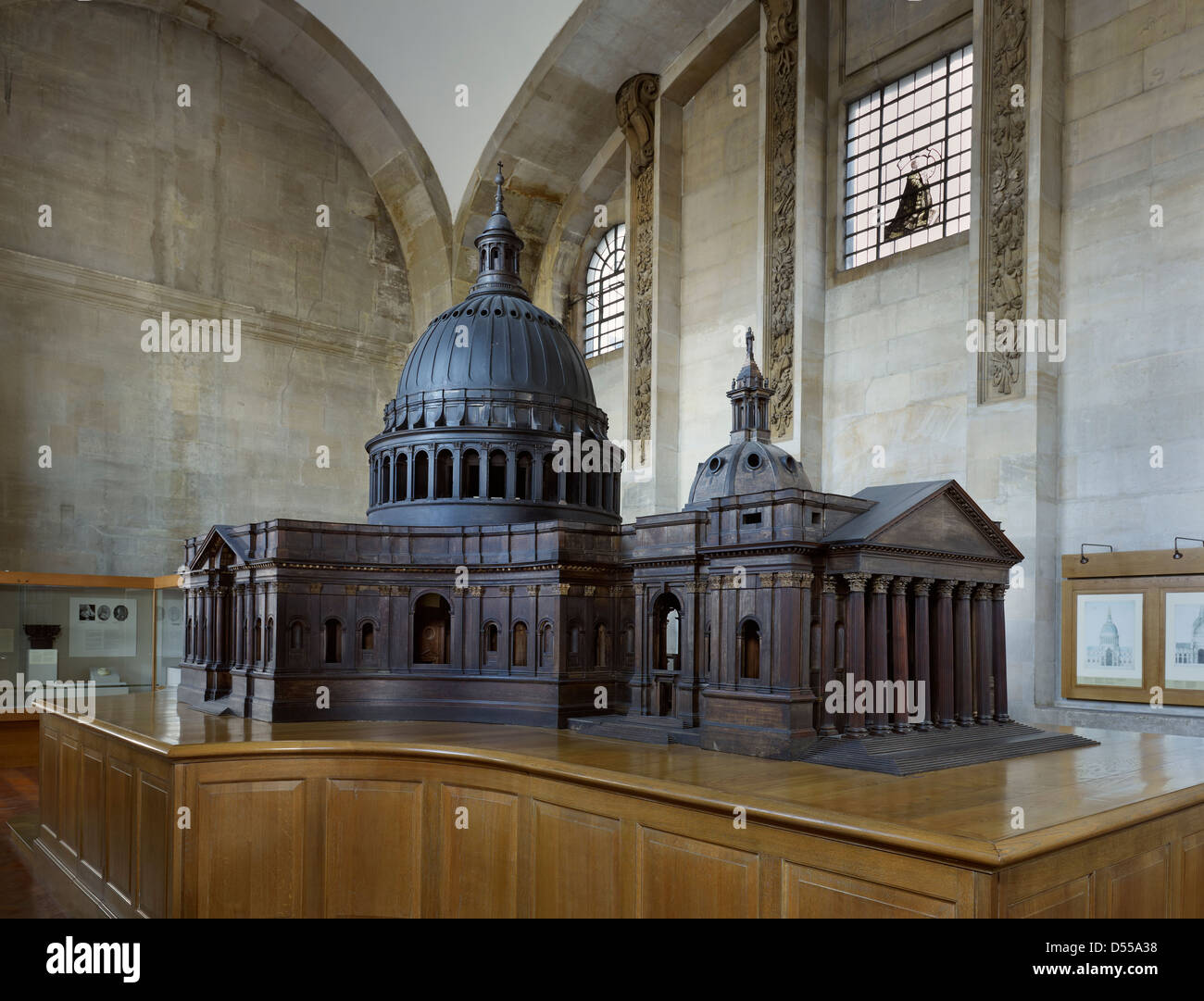 Saint-Paul Kathedrale, großes Modell Stockfoto