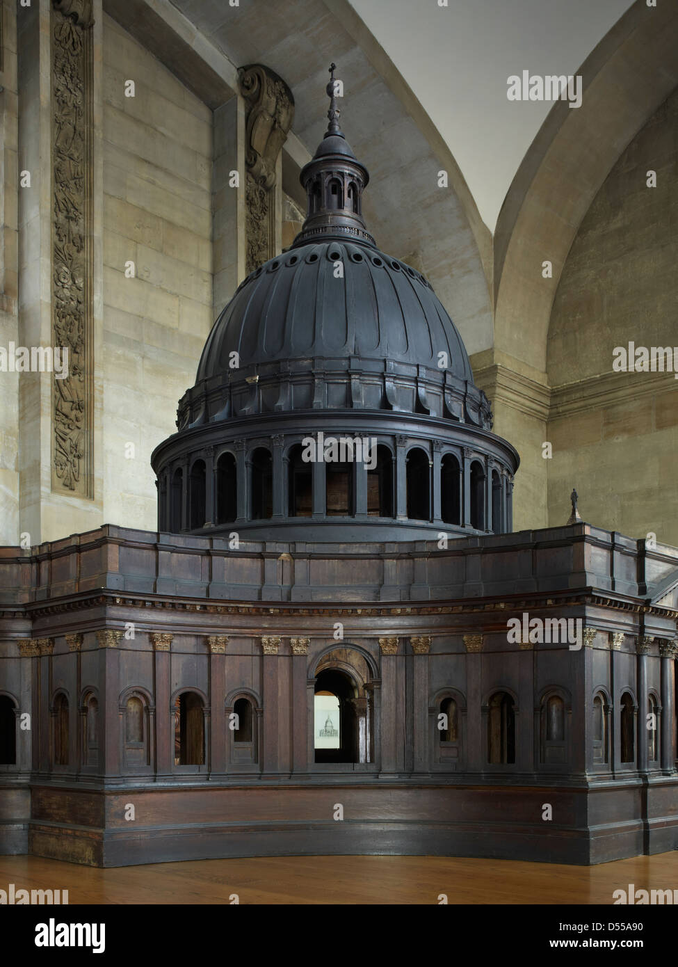 Saint-Paul Kathedrale, großes Modell Stockfoto
