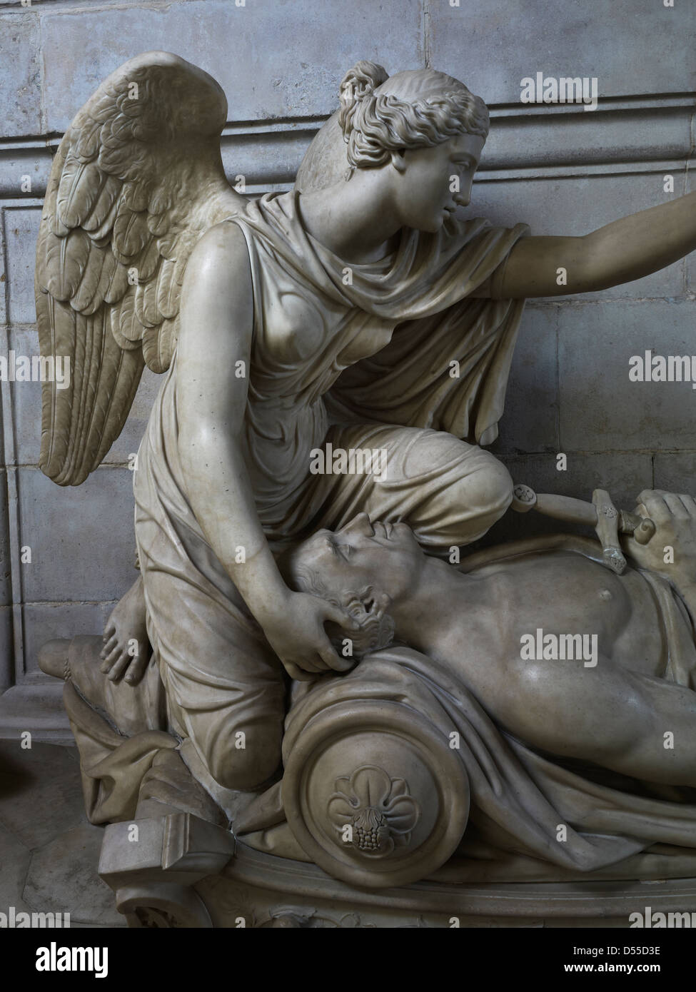 St. Pauls Cathedral, London. Collingwood Denkmal detail Stockfoto