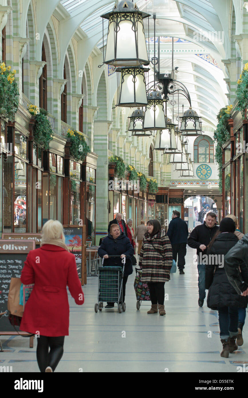 Royal Arcade Norwich Stadt Norfolk England United Kingdon Stockfoto