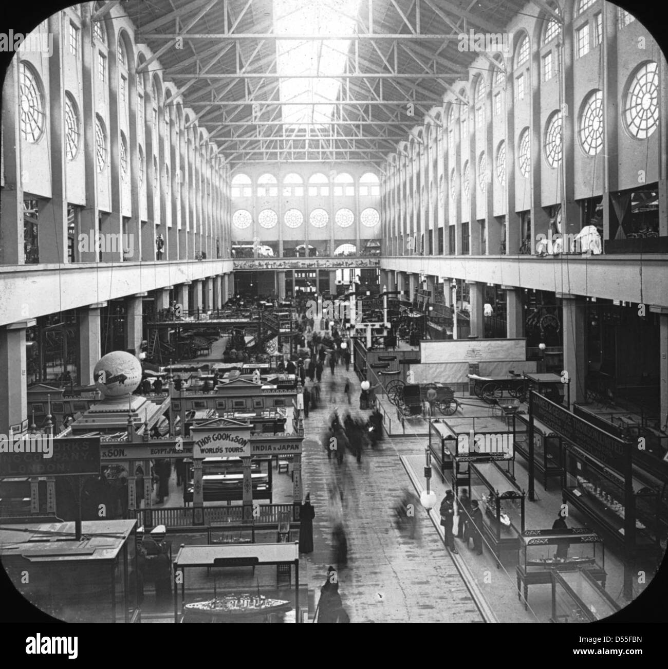 Weltausstellung: Transport Building, Chicago, Vereinigte Staaten, 1893. Stockfoto