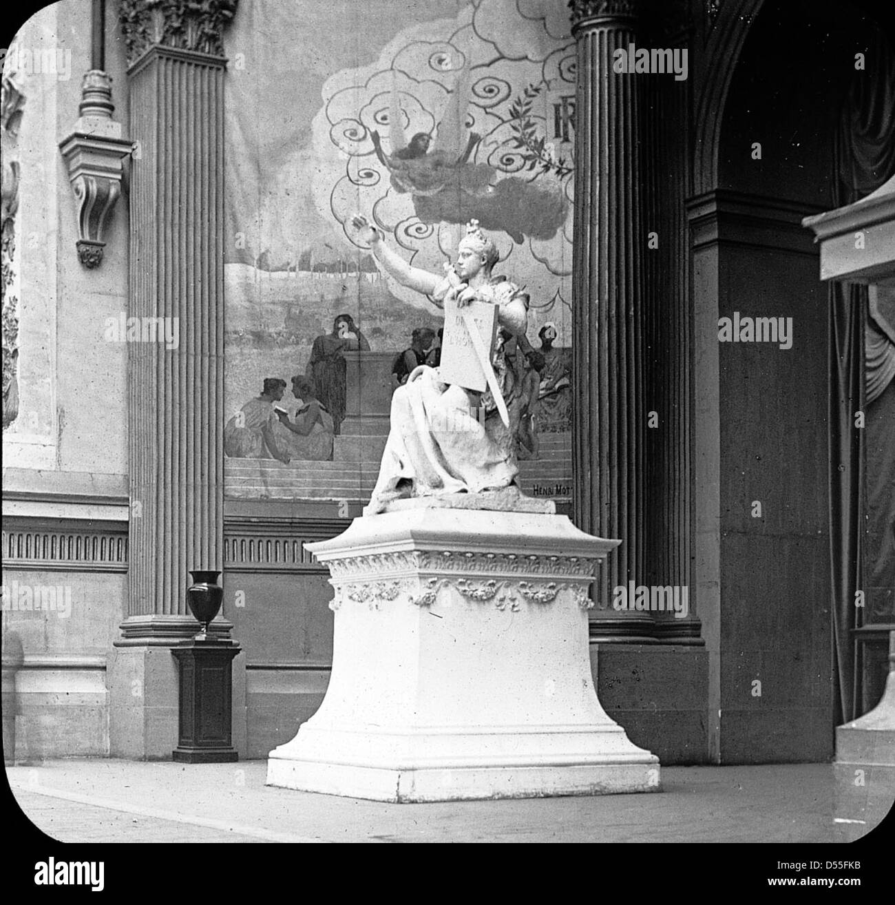 Weltausstellung: Innenansicht, Chicago, Vereinigte Staaten, 1893. Stockfoto