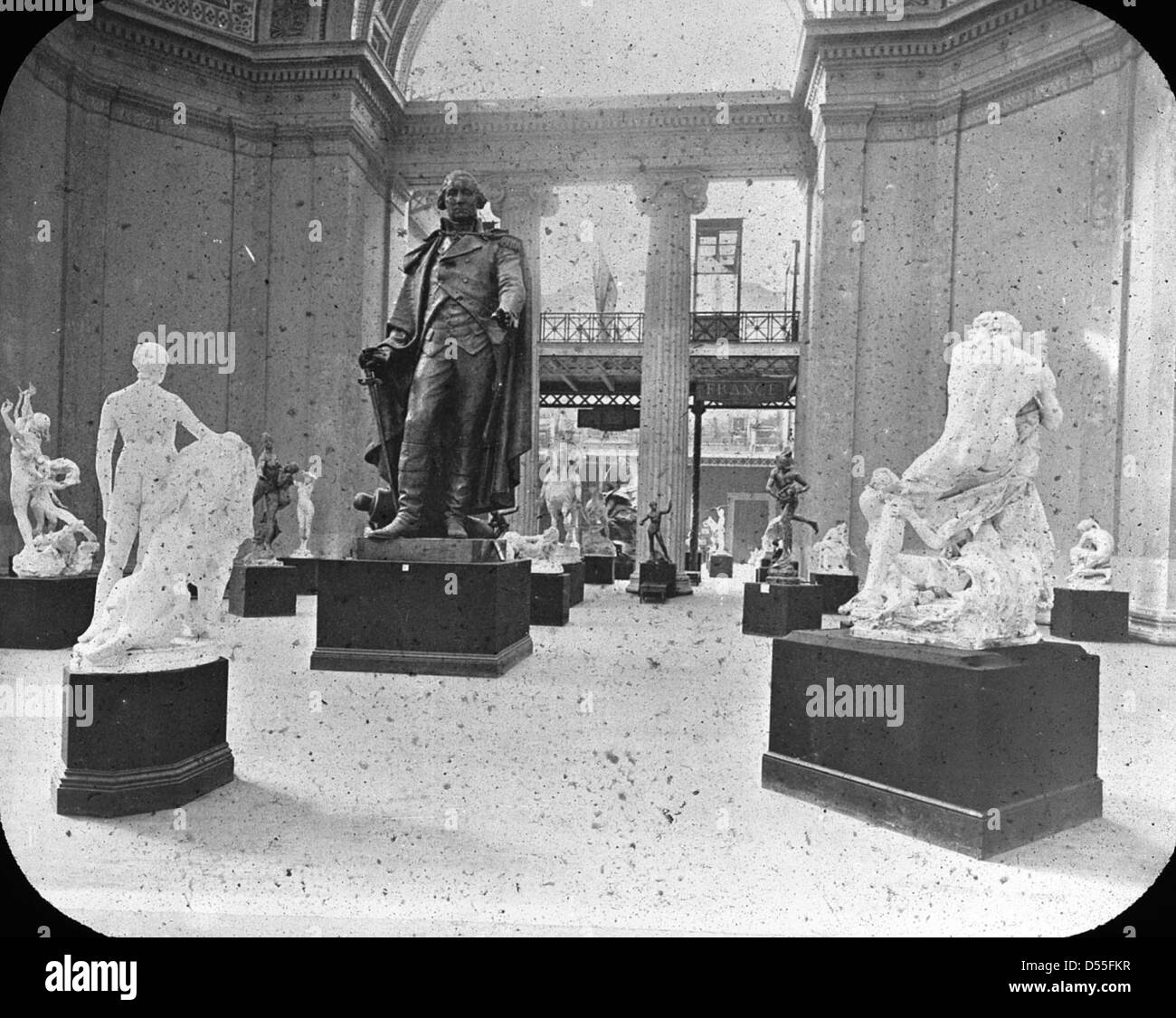 Weltausstellung: Gericht Statuary, Chicago, Vereinigte Staaten, 1893. Stockfoto