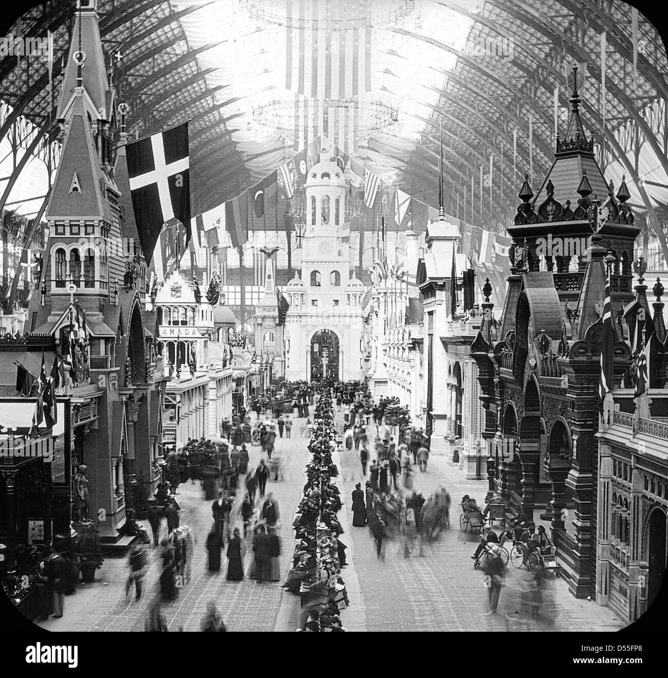 Weltausstellung: Liberal Arts Building, Chicago, Vereinigte Staaten, 1893. Stockfoto