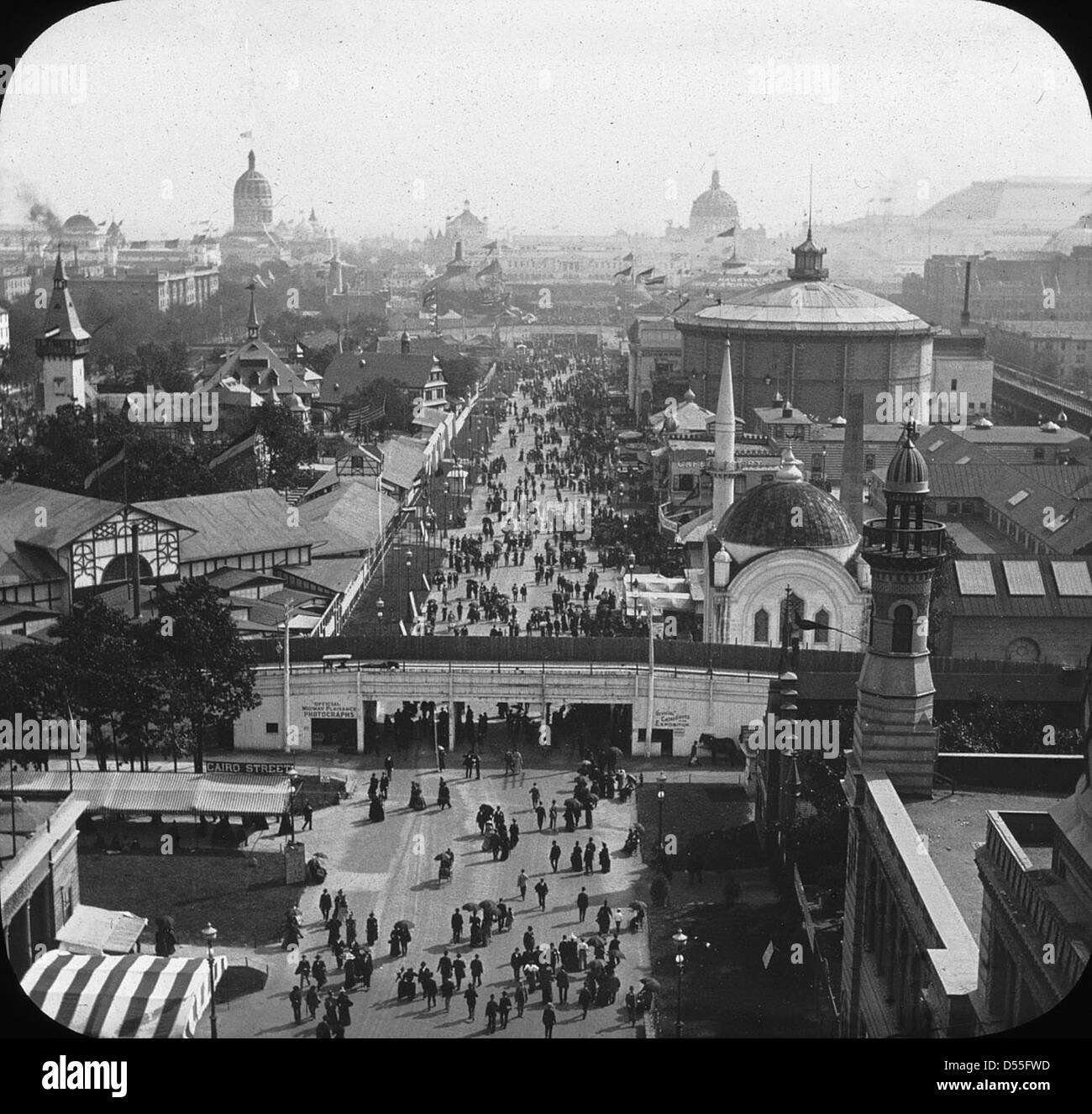 Weltausstellung: Riesenrad, Chicago, Vereinigte Staaten, 1893. Stockfoto