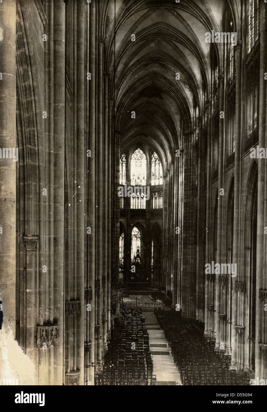 St. Ouen, Rouen, Frankreich, 1910. Stockfoto