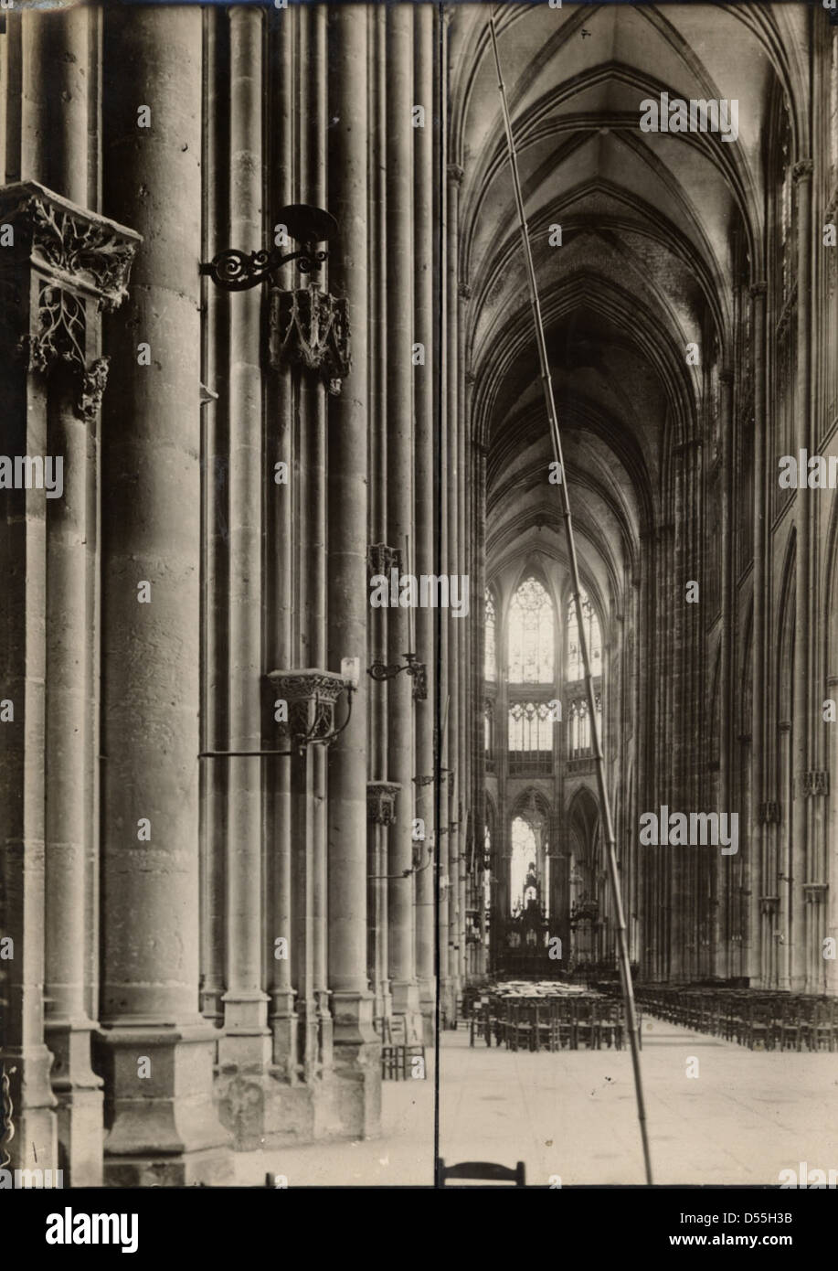 St. Ouen, Rouen, Frankreich, 1907. Stockfoto