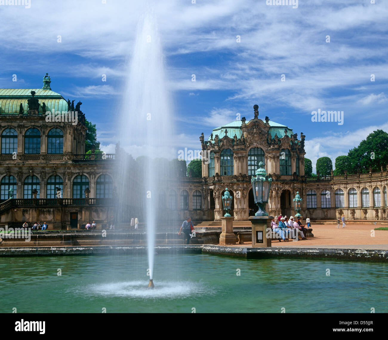 Zwinger Palace, Dresden, Sachsen, Deutschland Stockfoto
