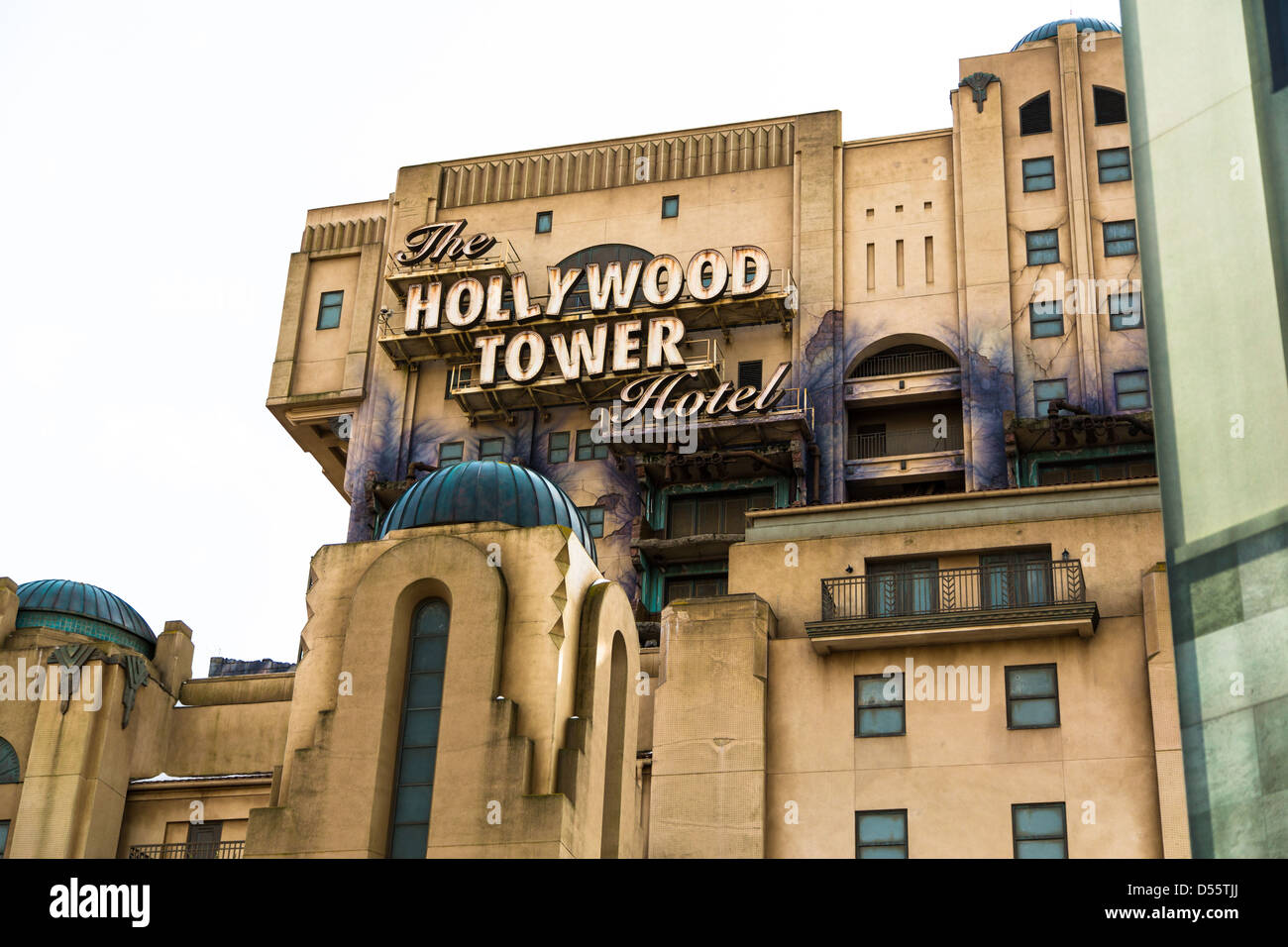 Tower of Terror, Hollywood Tower Hotel Disneyland Paris Stockfoto