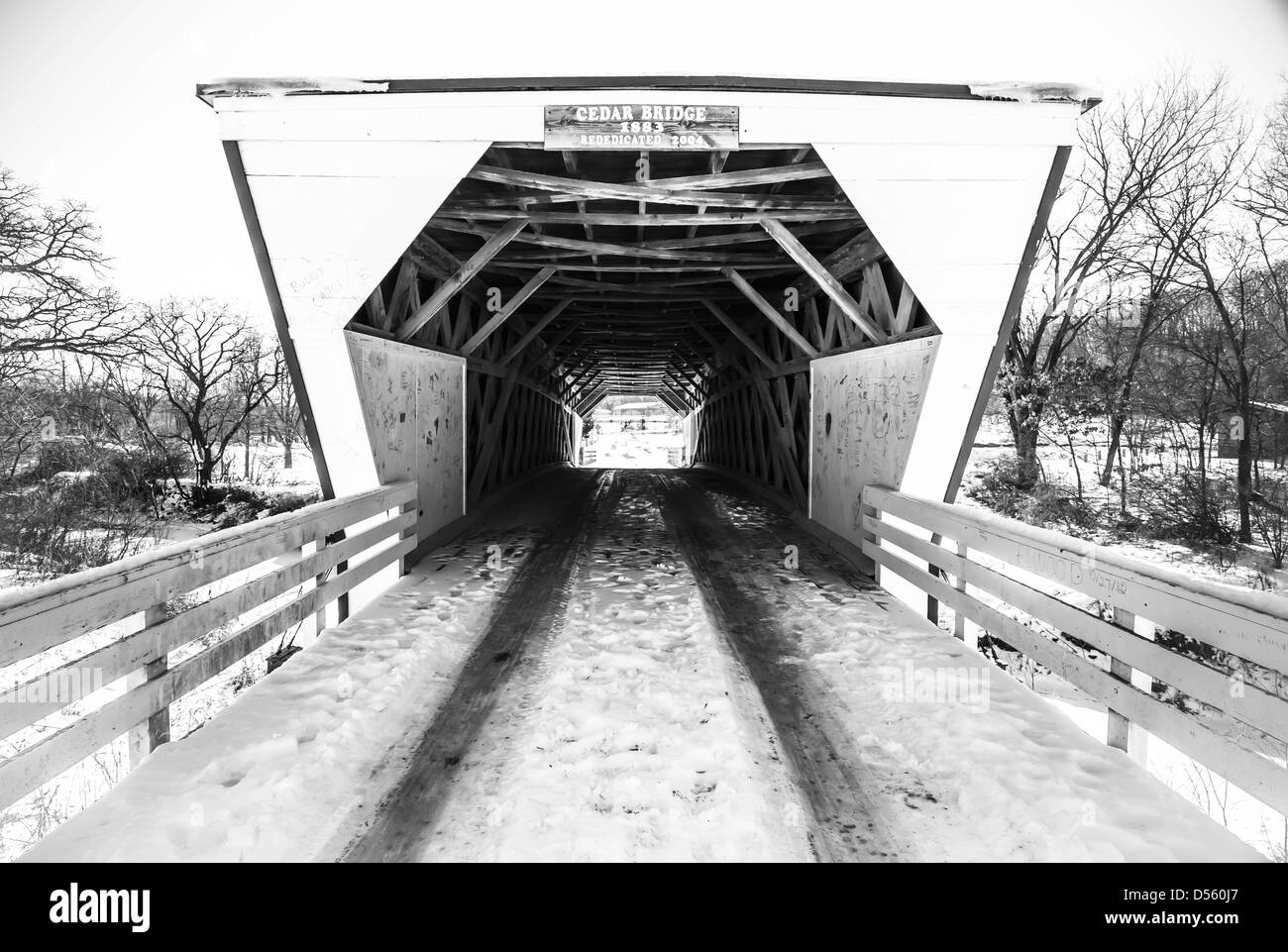 Brücken von Madison County, Winterset, Iowa Stockfoto