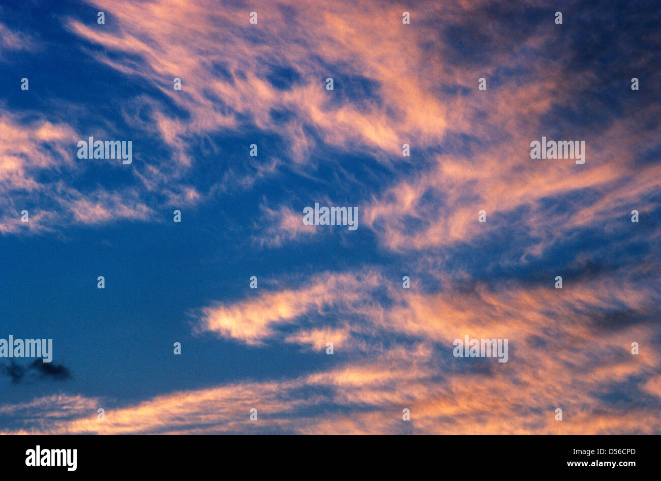 dramatische Wolke Himmel [für Hintergründe] Hawaii Sonnenuntergang Stockfoto