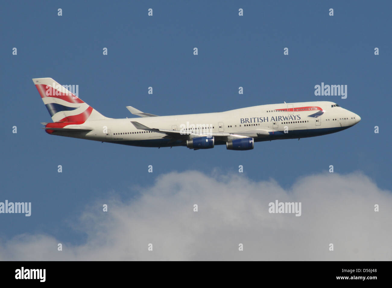 BRITISH AIRWAYS BOEING 747 Stockfoto