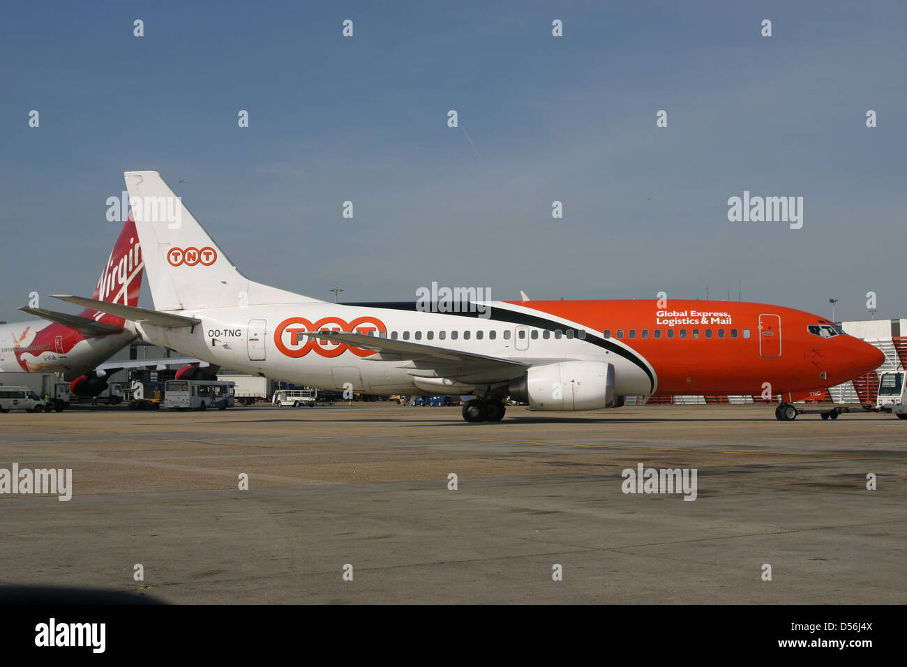 TNT BOEING 737 Stockfoto