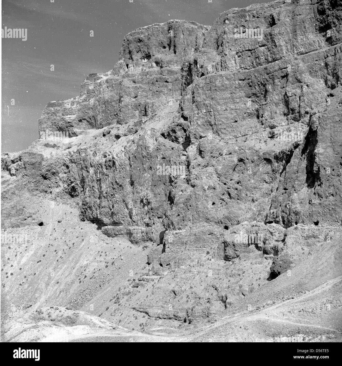 Israel, 1950er Jahre. Historisches Bild der Wüste. Stockfoto