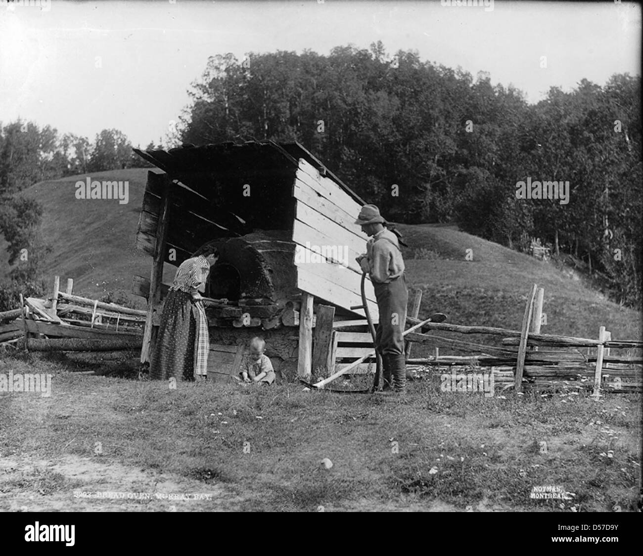 Backofen, Murray Bay, QC, 1898 Stockfoto