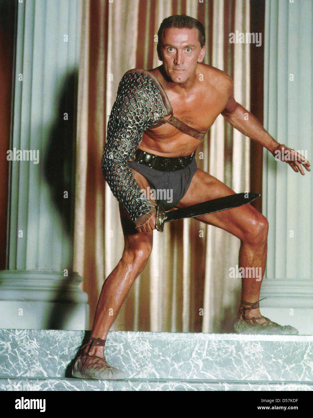 SPARTACUS 1960 Universal Pictures Film mit Kirk Douglas in der Titelrolle Stockfoto