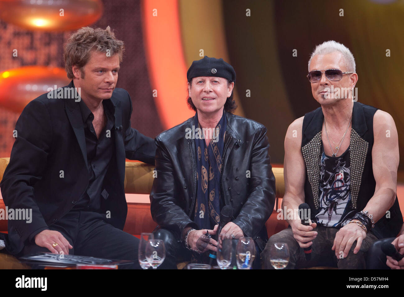 Oliver Geissen Scorpions im deutschen RTL Fernsehen zeigen "Deutschland