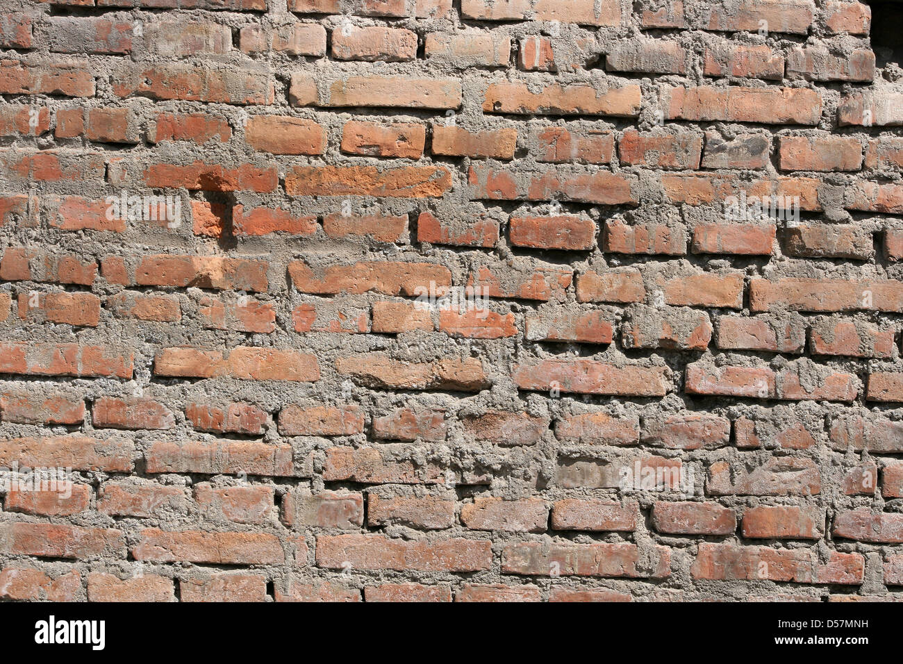 Einer abstrakten Hintergrund eine Adobe-Mauer in Cotacachi, Ecuador Stockfoto