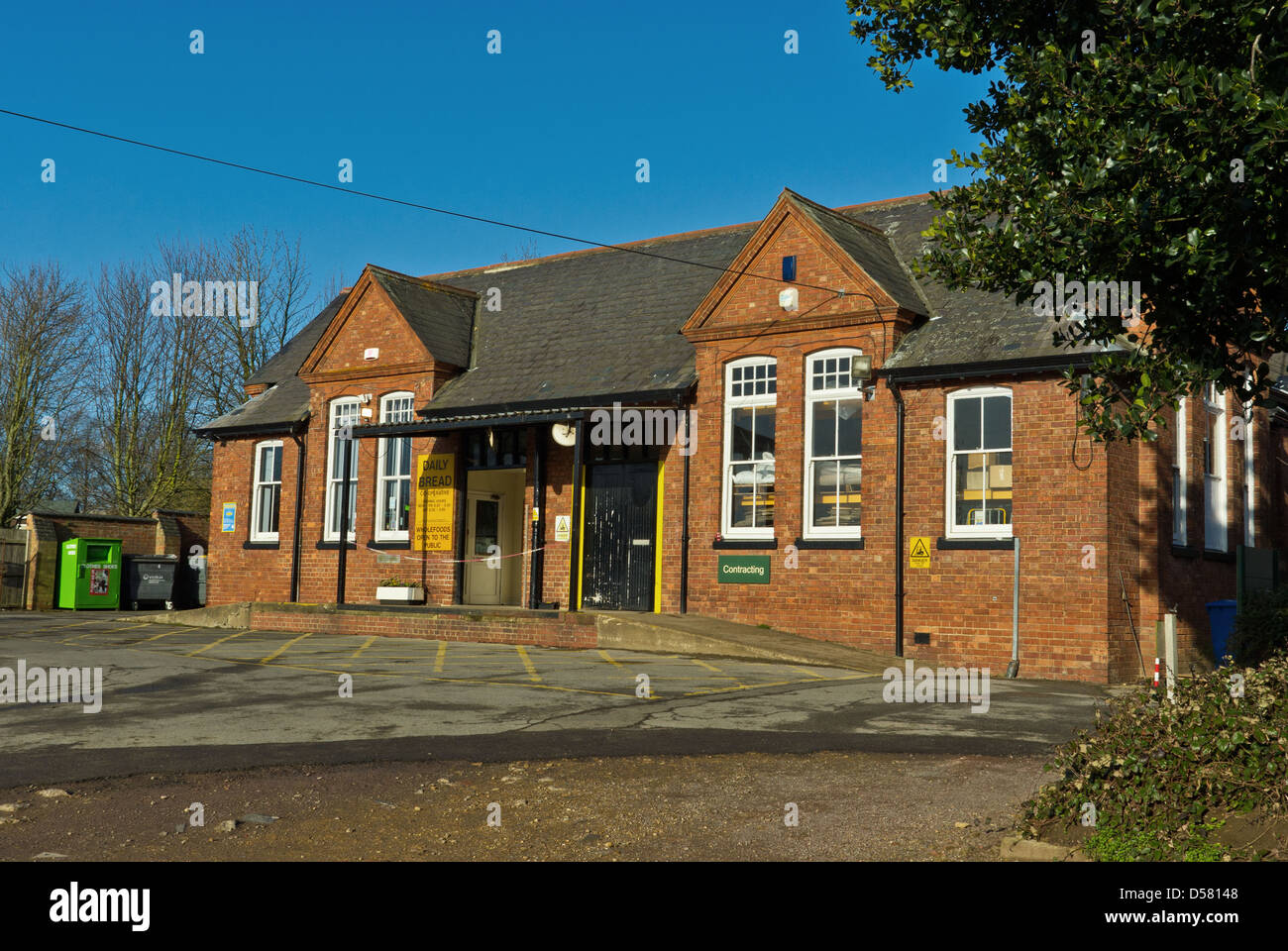 Der alte Wäscherei, Bedford Road, Northampton; ursprünglich beherbergt Teil von St Andrews Krankenhaus heute das tägliche Brot-Genossenschaft Stockfoto