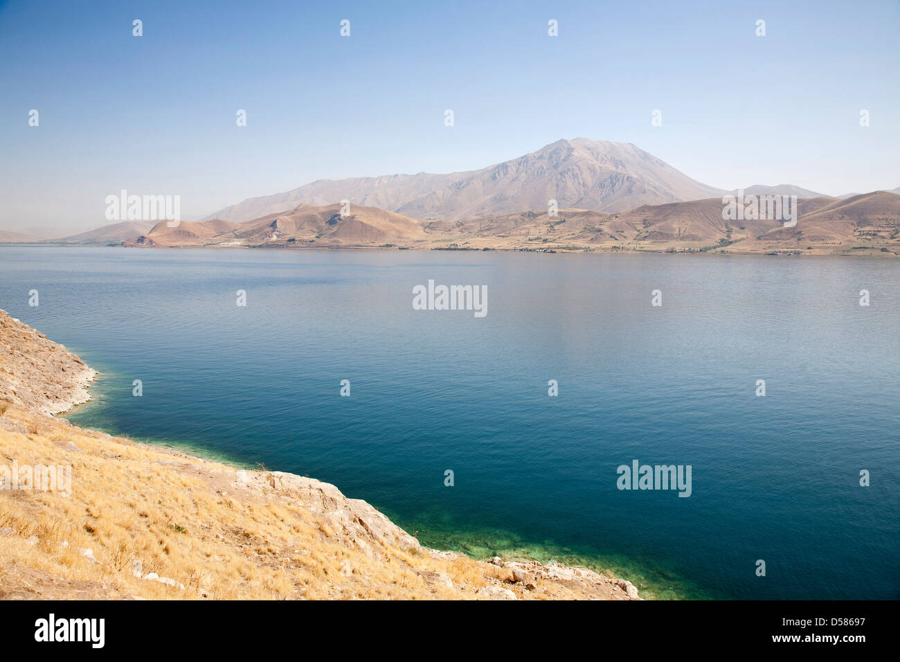 Blick vom Akdamar Insel, van-See, Süd-Ost-Anatolien, Türkei, Asien Stockfoto