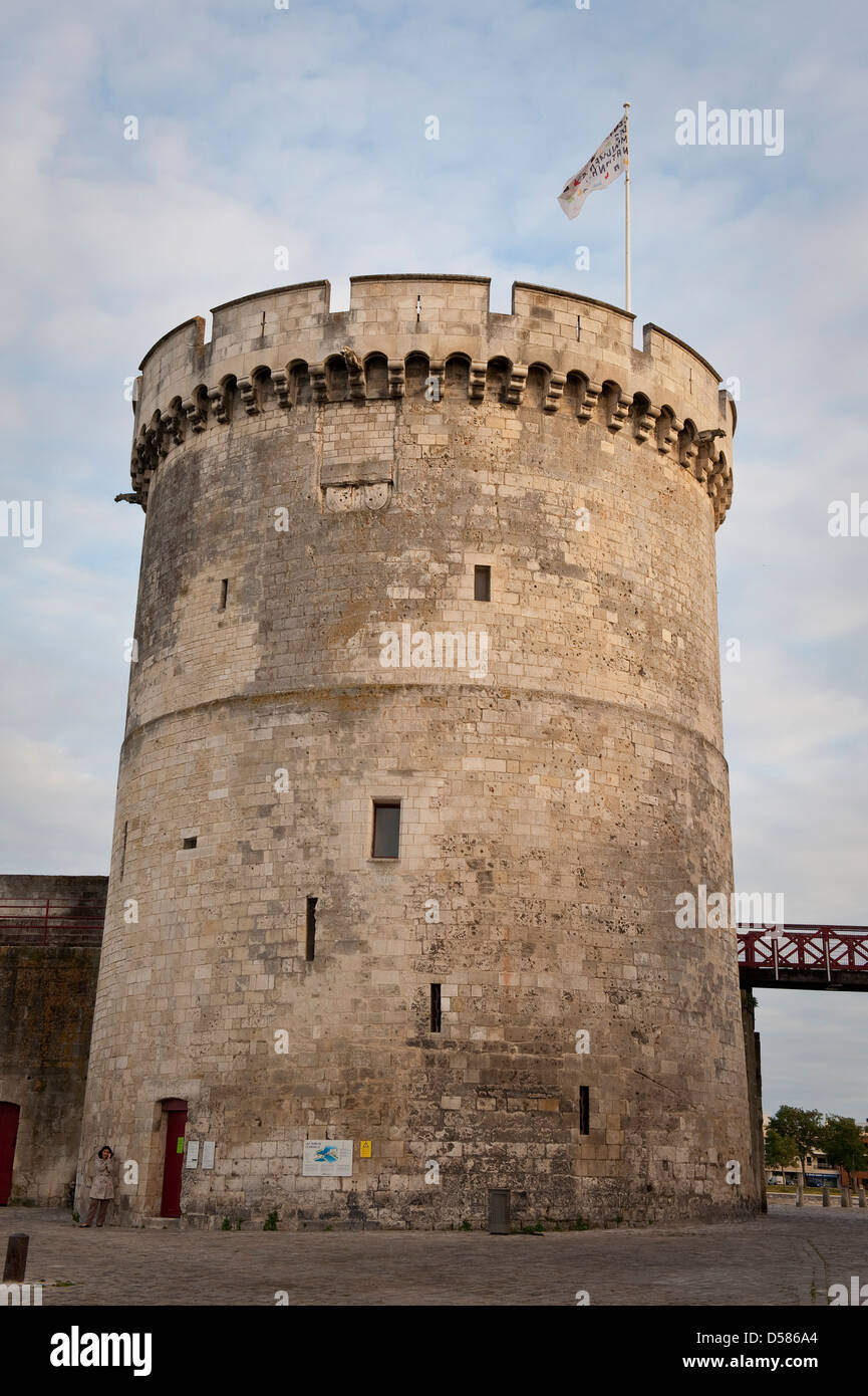 Turm von St. Nicolas, La Rochelle, Frankreich Stockfoto