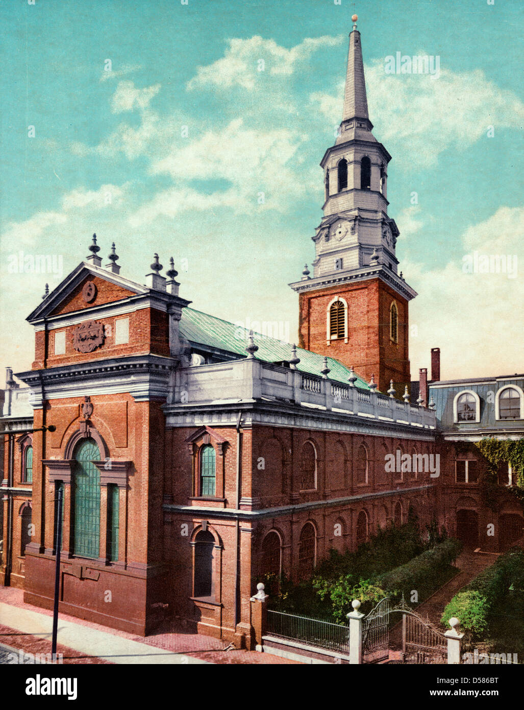 Christuskirche, Philadelphia, ca. 1901 Stockfoto