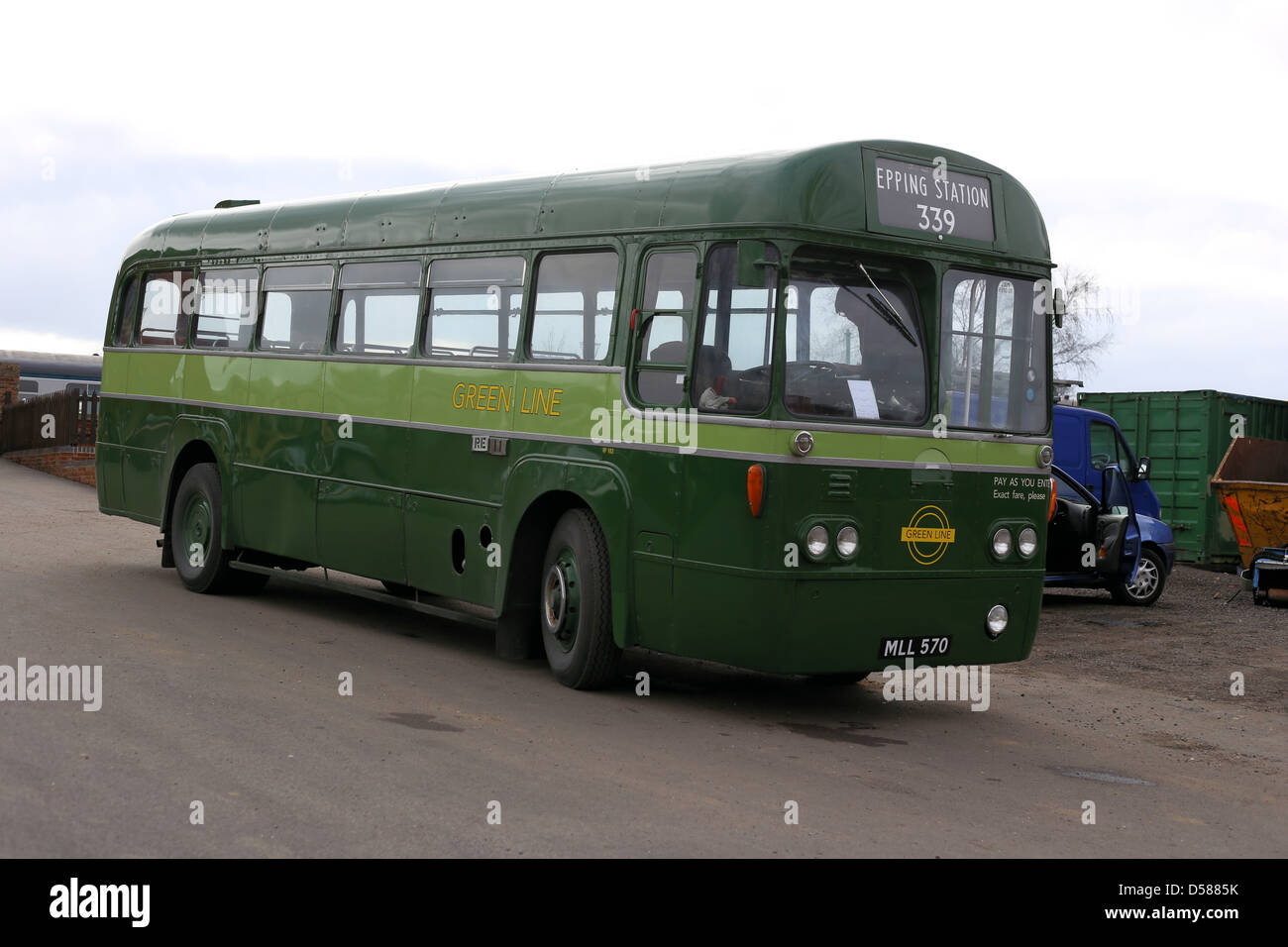 339 Oldtimer Bus Stockfoto