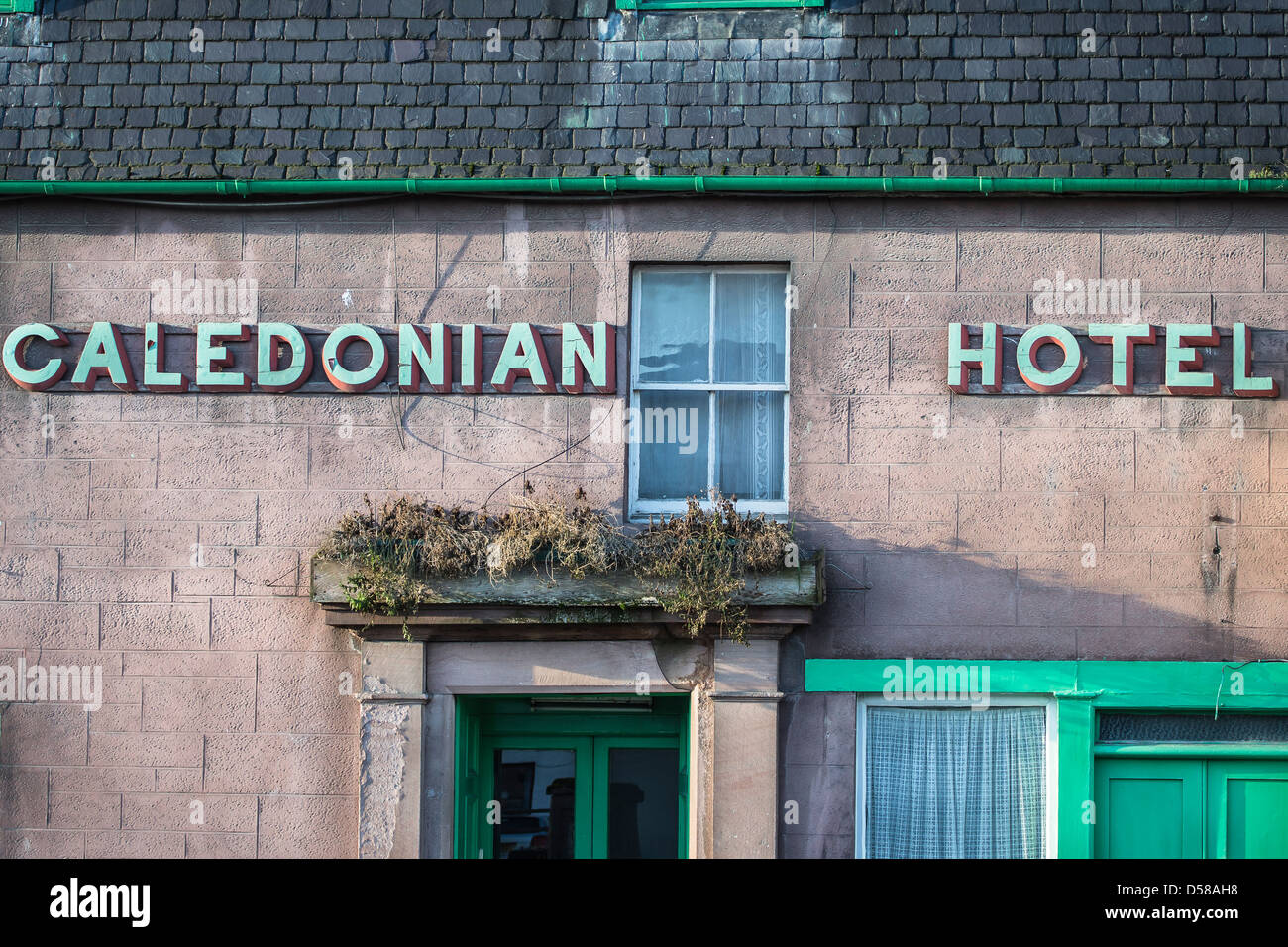 Caledonian Hotel am Beauly in Inverness-Shire, Schottland. Stockfoto