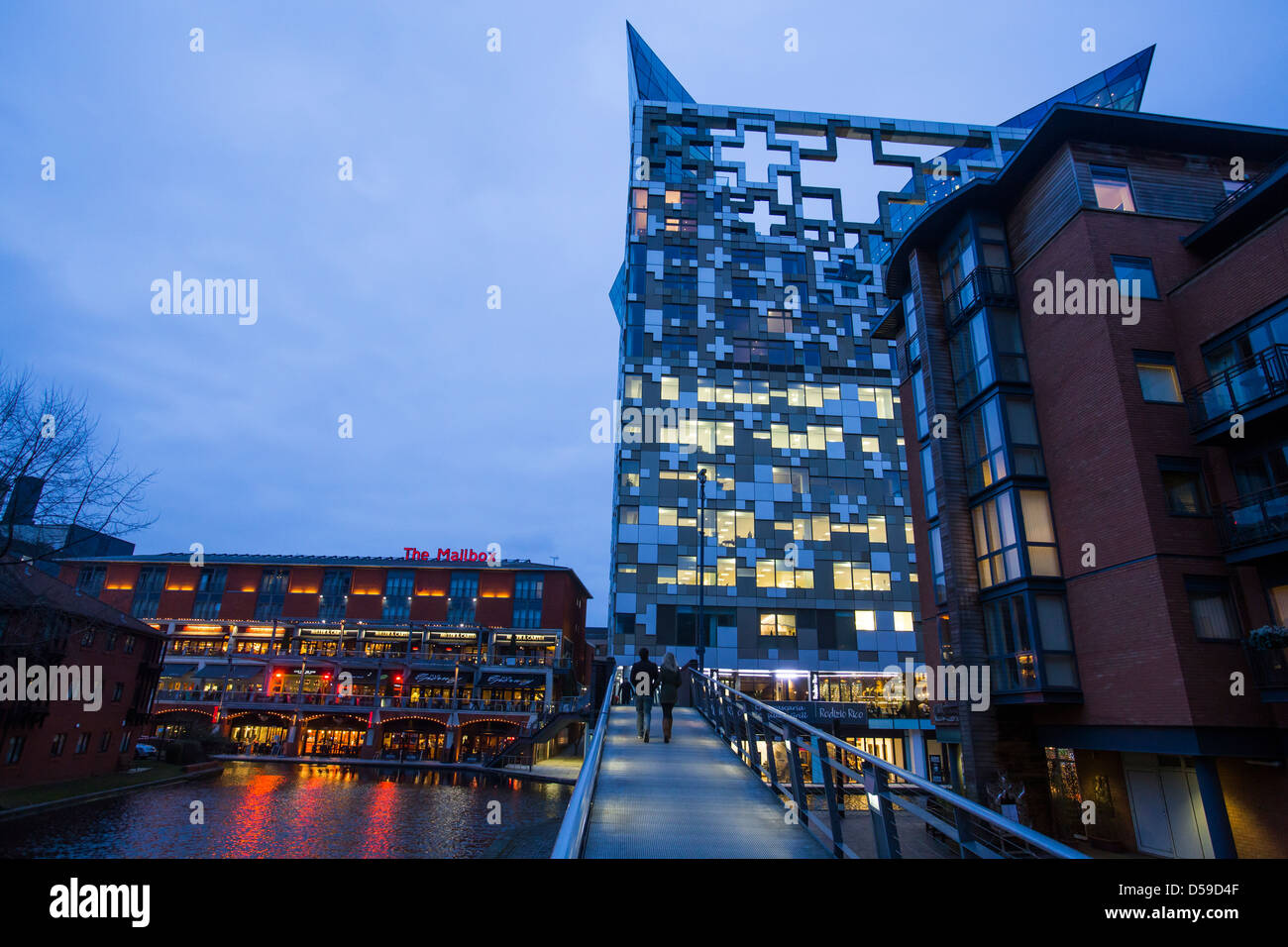 Das Postfach und The Cube im Stadtzentrum von Birmingham, UK Stockfoto