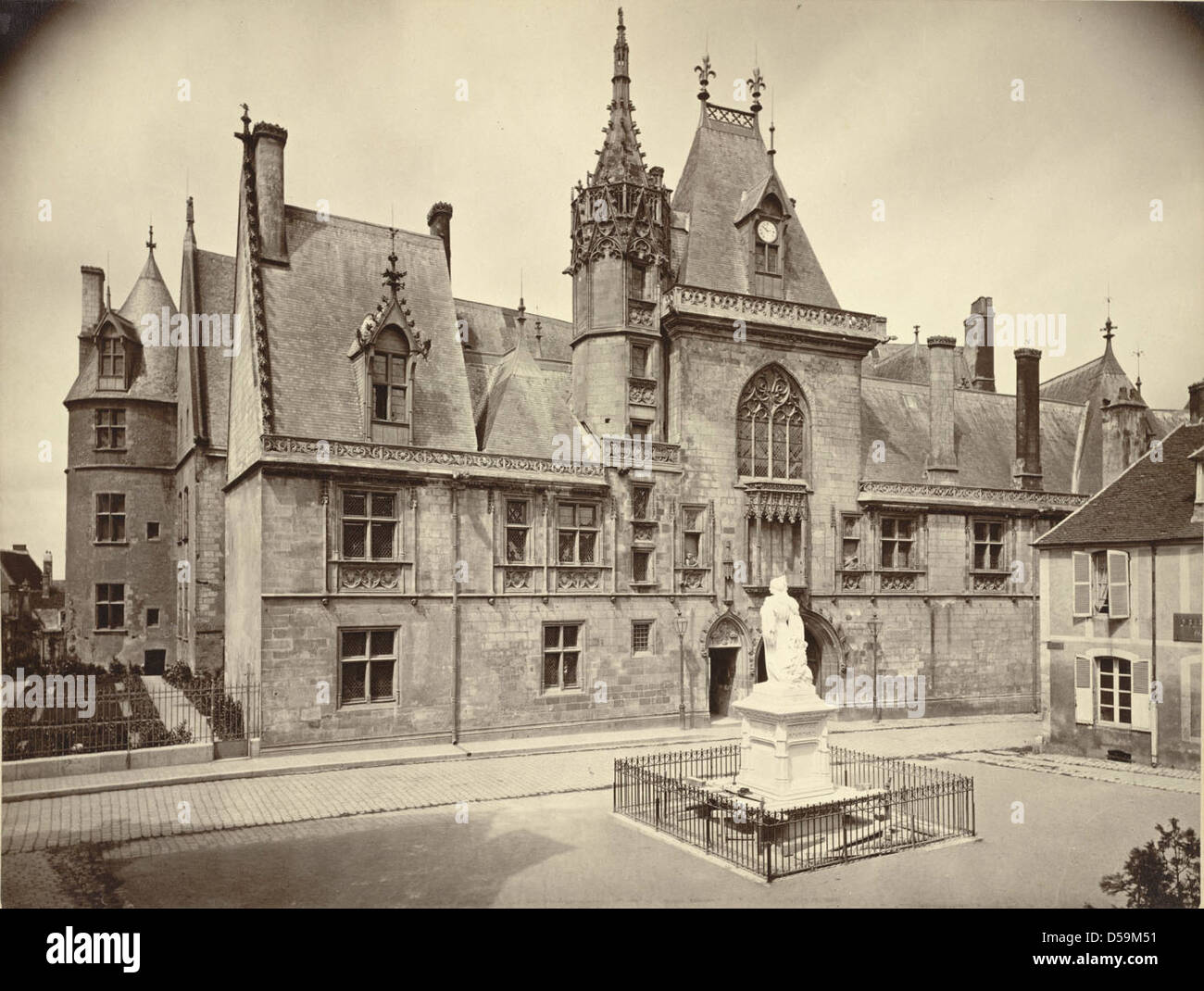 Bourges. Jacques Coeur Palast Stockfoto