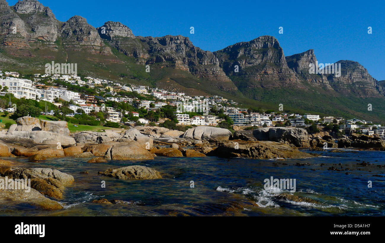 Camps Bay, Kapstadt, Südafrika Stockfoto