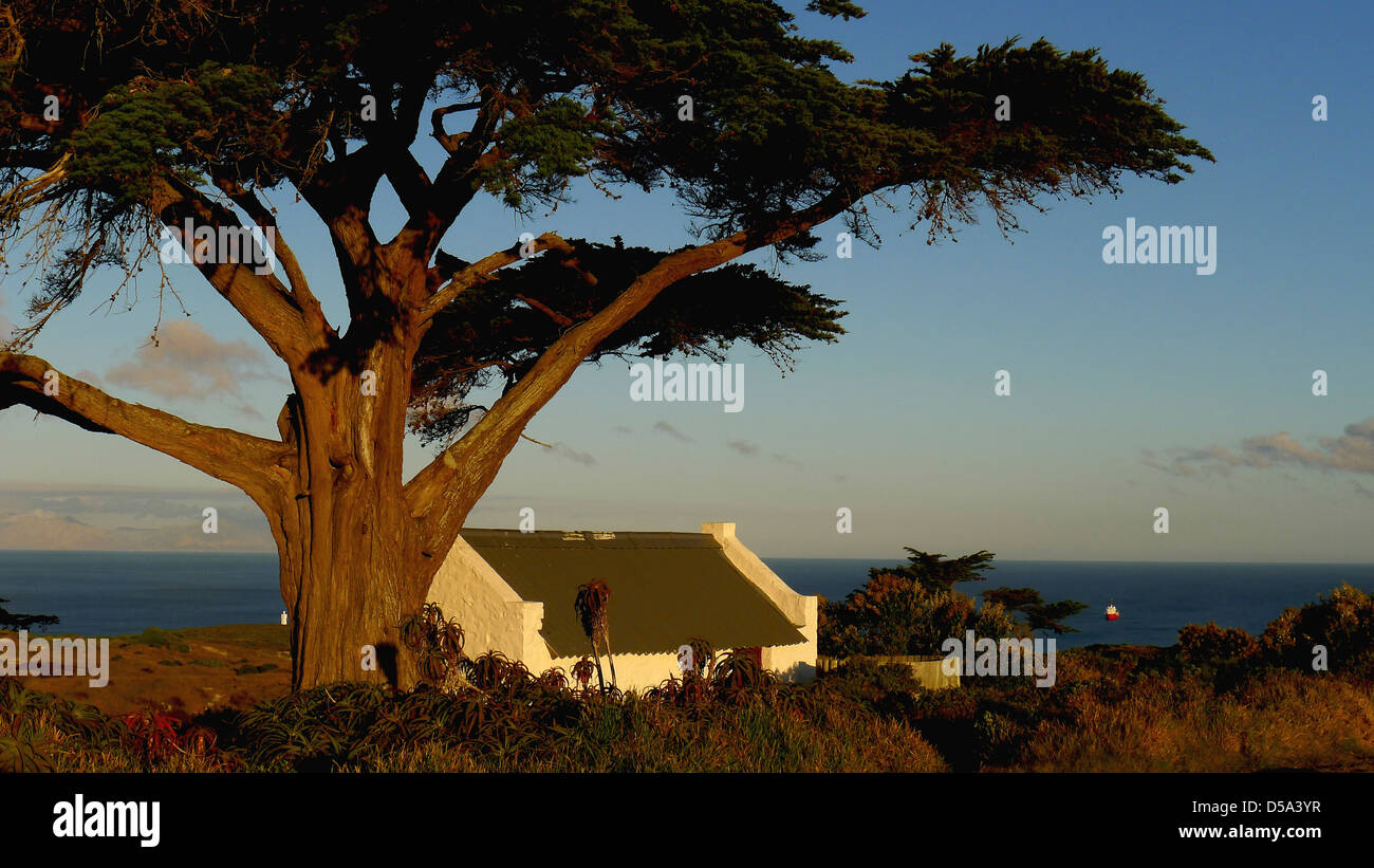 Haus im Tafelberg Nationalpark, Kap-Halbinsel, Südafrika Stockfoto