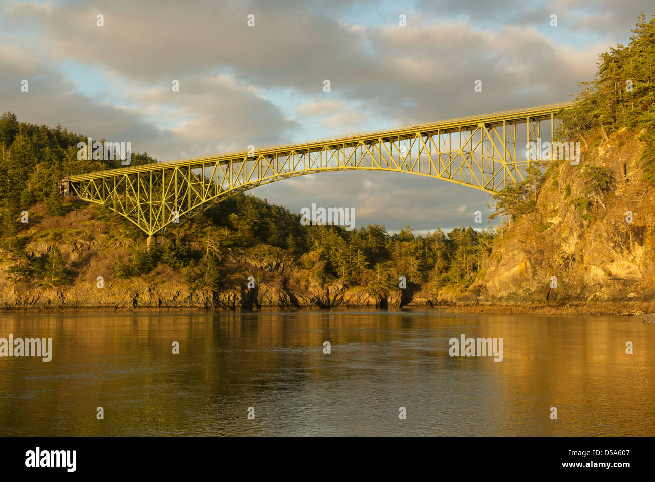 Deception Pass Bridge, Deception Pass State Park, Whidbey Island, Washington Stockfoto