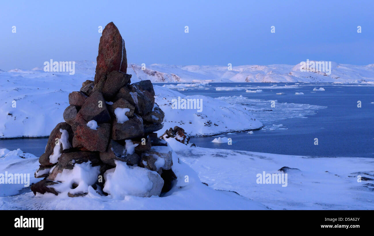 Landschaft, Westgrönland, Grönland Stockfoto