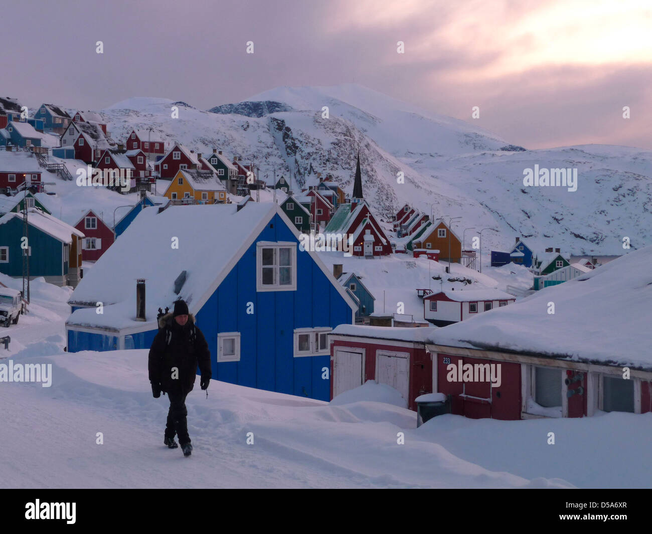 Upernavik, Qaasuitsup Kommunia, Westgrönland, Grönland Stockfoto