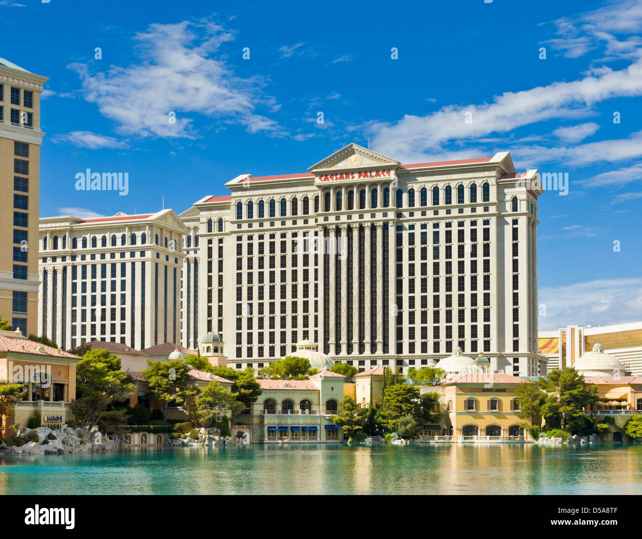 Caesars Palace Hotel, Strip, in Las Vegas Nevada, USA Stockfoto