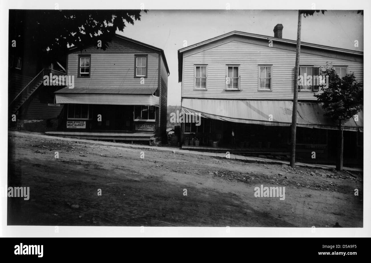 Hurleyville Street Scene (2) Stockfoto