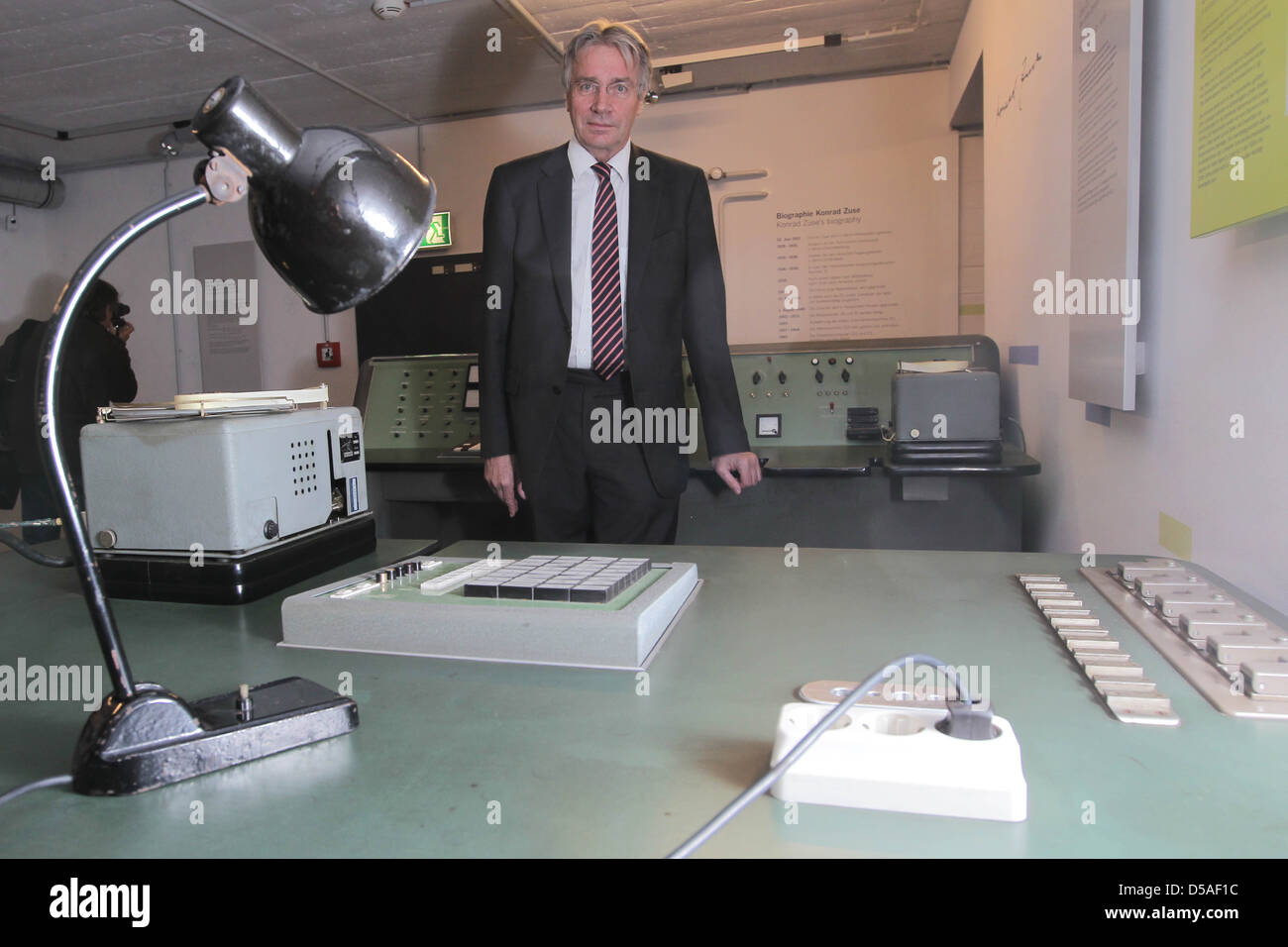 Kiel, Deutschland, Horst Zuse, Sohn des Computer-Erfinders Konrad Zuse Stockfoto Kiel, Deutschland, Horst Zuse, Sohn des Computer-Erfinders Konrad Zuse Stockfoto