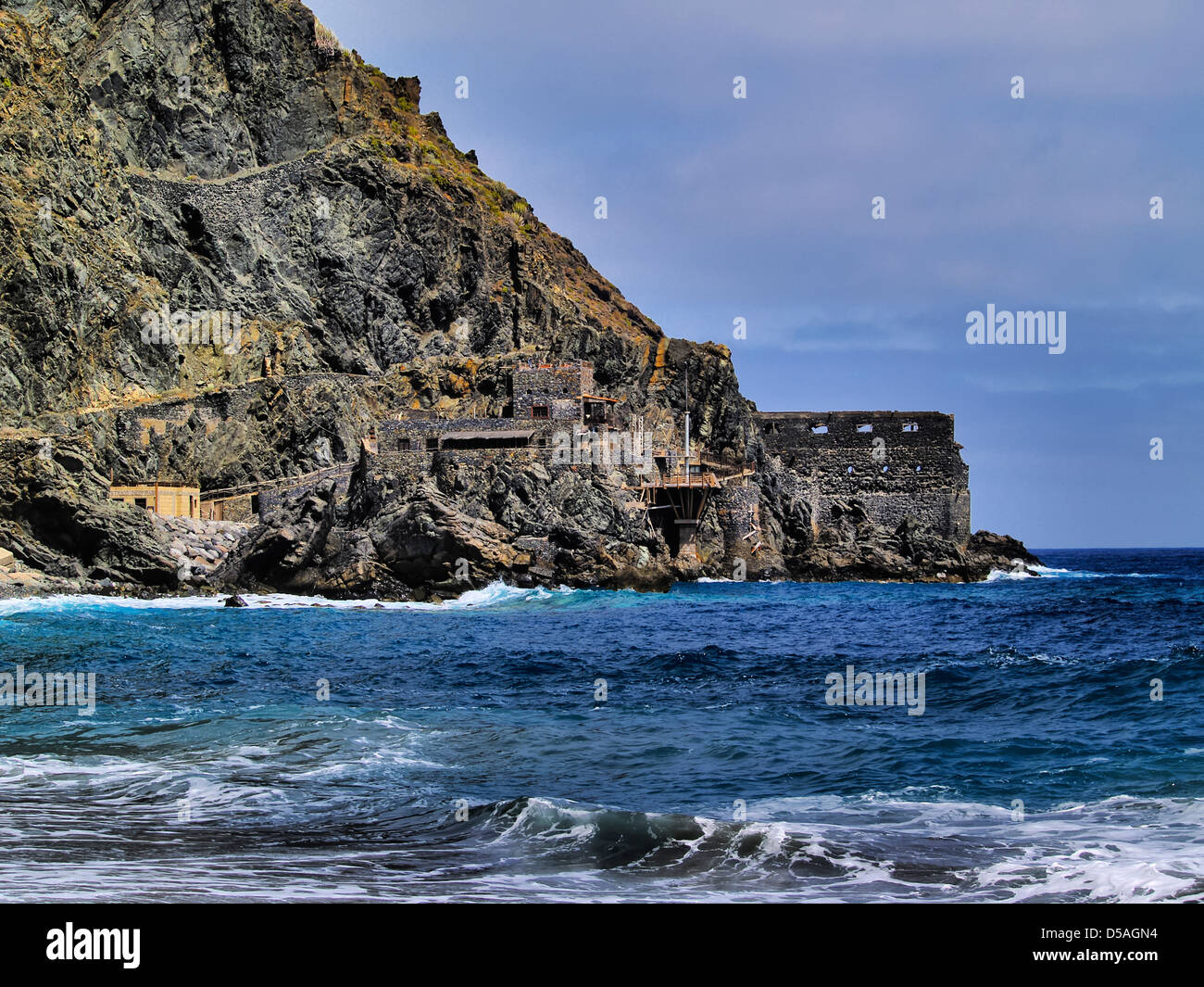 Castel del Mar(Sea Castel), La Gomera, Kanarische Inseln, Spanien Stockfoto