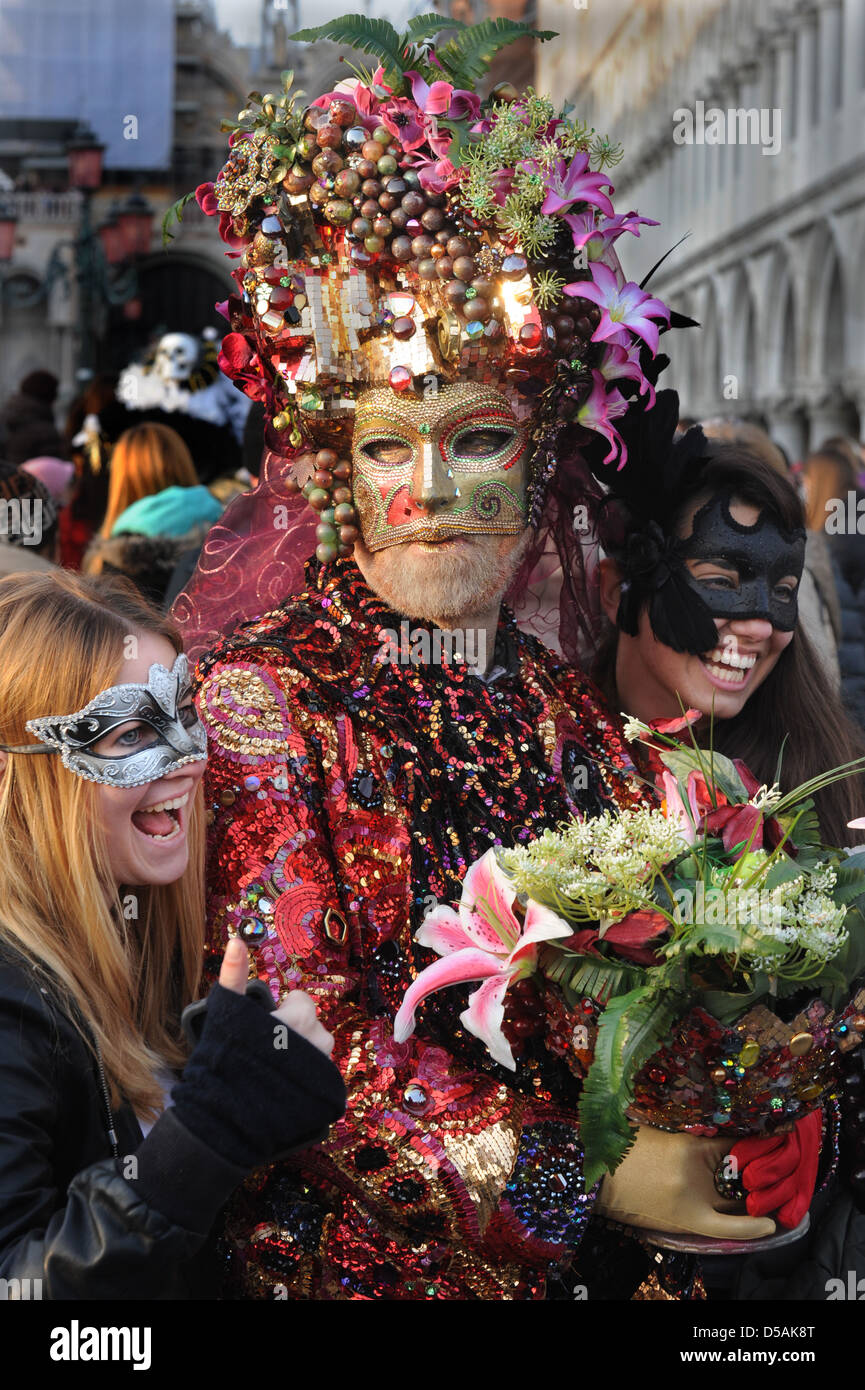 Canivale Venedig Stockfoto