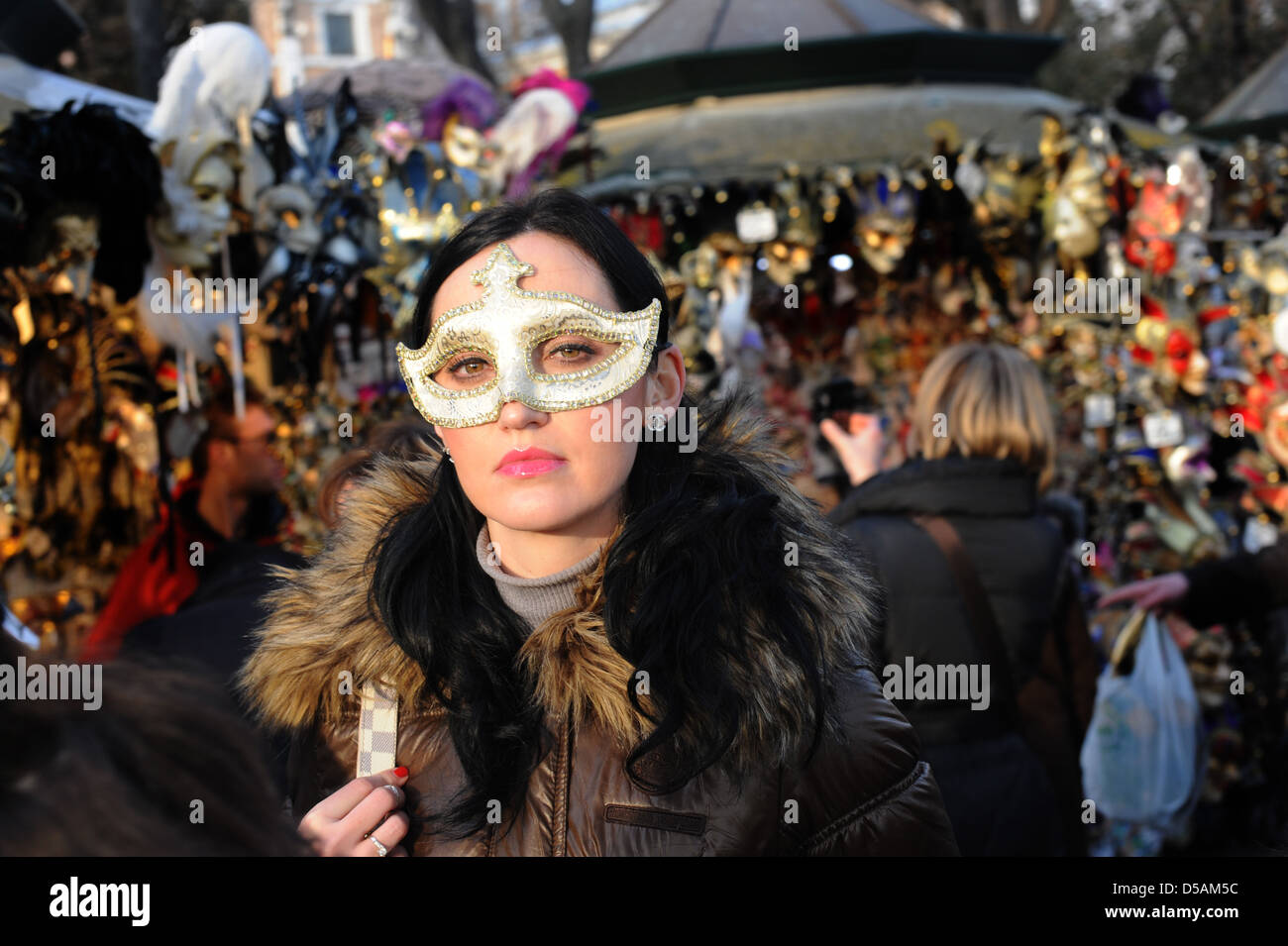 Canivale Venedig Stockfoto