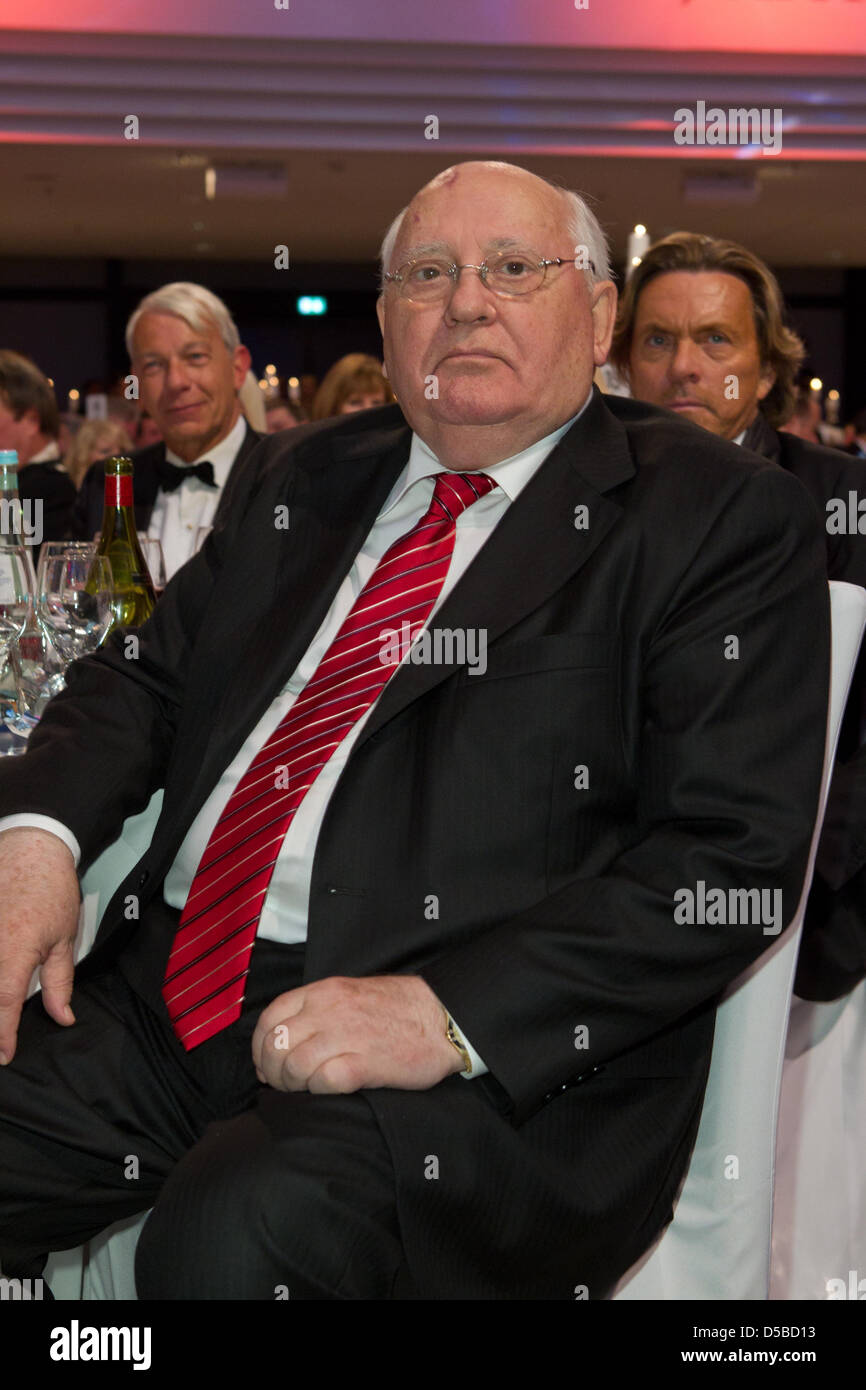 Michail Gorbatschow am Unesco Benefiz-Gala im Hotel Maritim Düsseldorf, Deutschland. -19.11.2011 Stockfoto