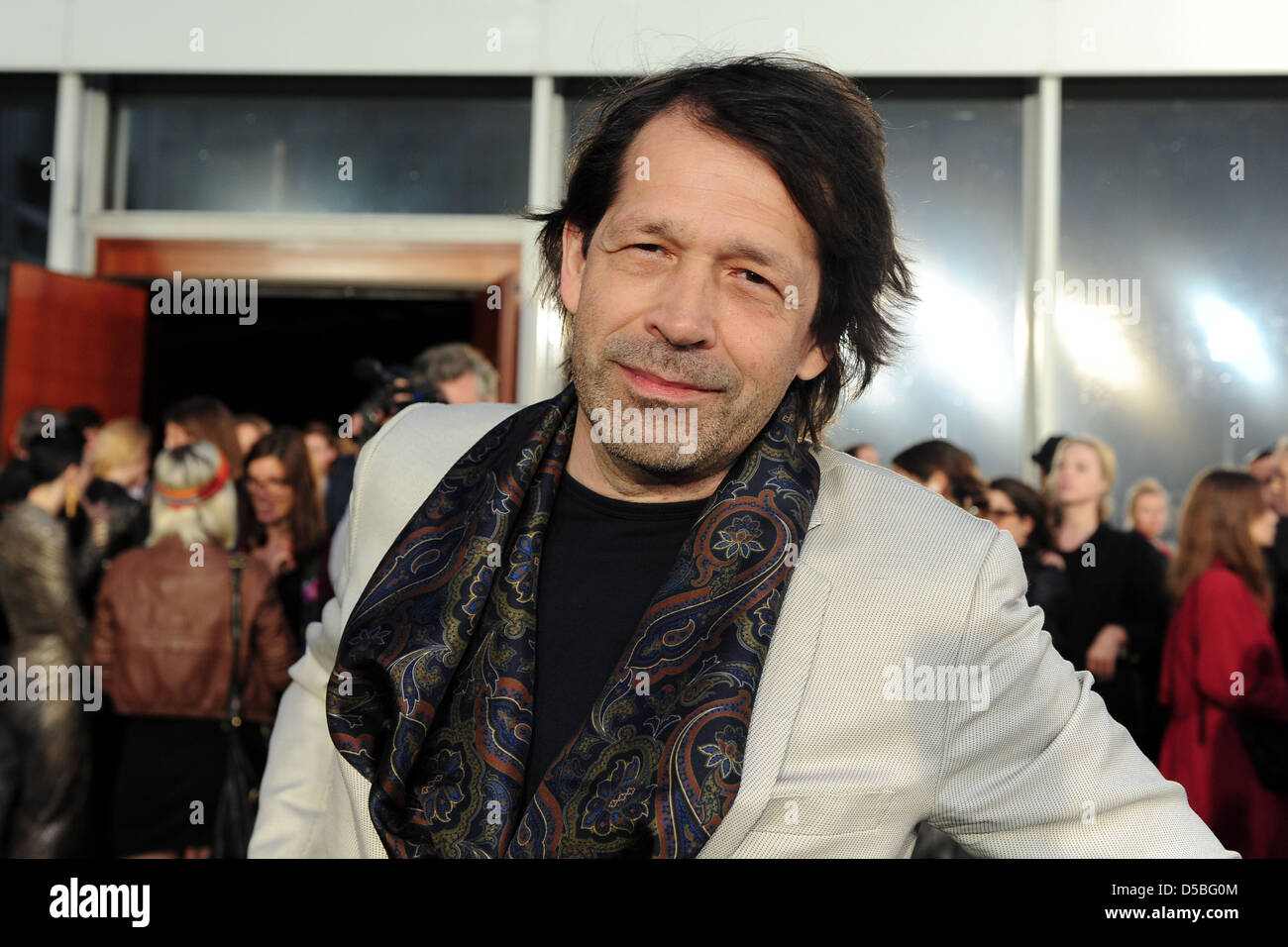 Peter Saville bei der Vorstellung des Transmission1 Festivals am BccBerliner Congress Center. Berlin, Deutschland Stockfoto