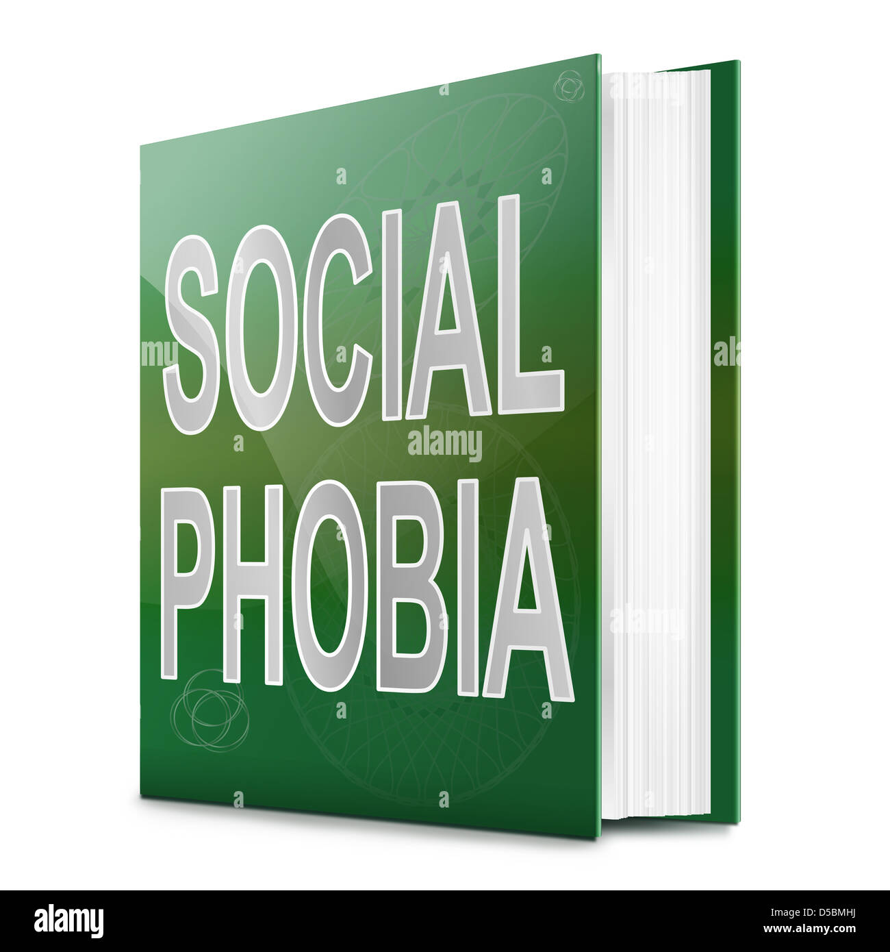 Soziale Phobie. Stockfoto