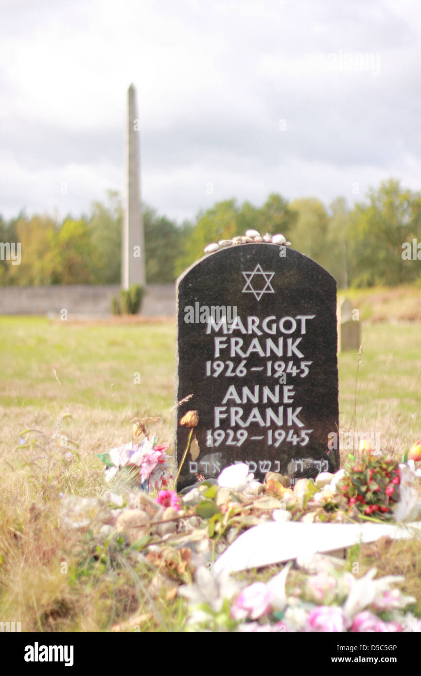 Bergen-Belsen, Anne Frank, Margot frank Stockfoto