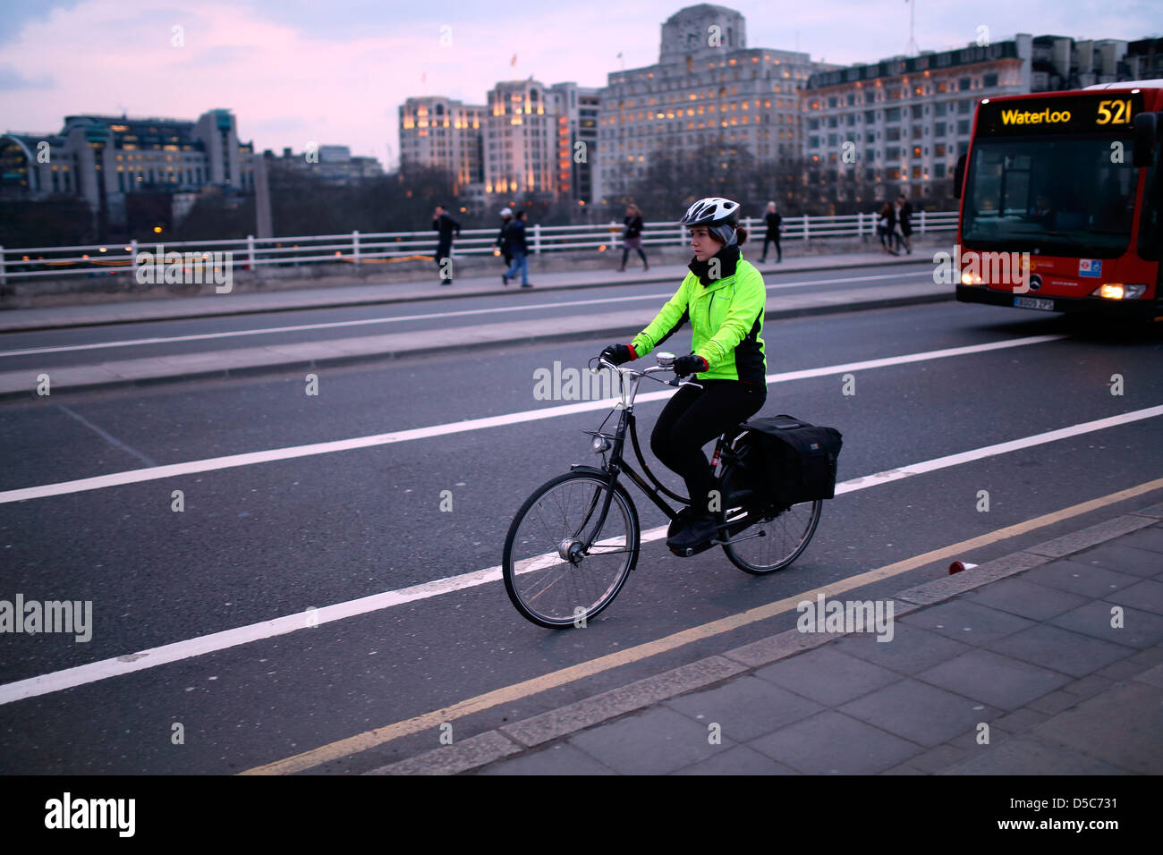 London-Radfahrer Stockfoto