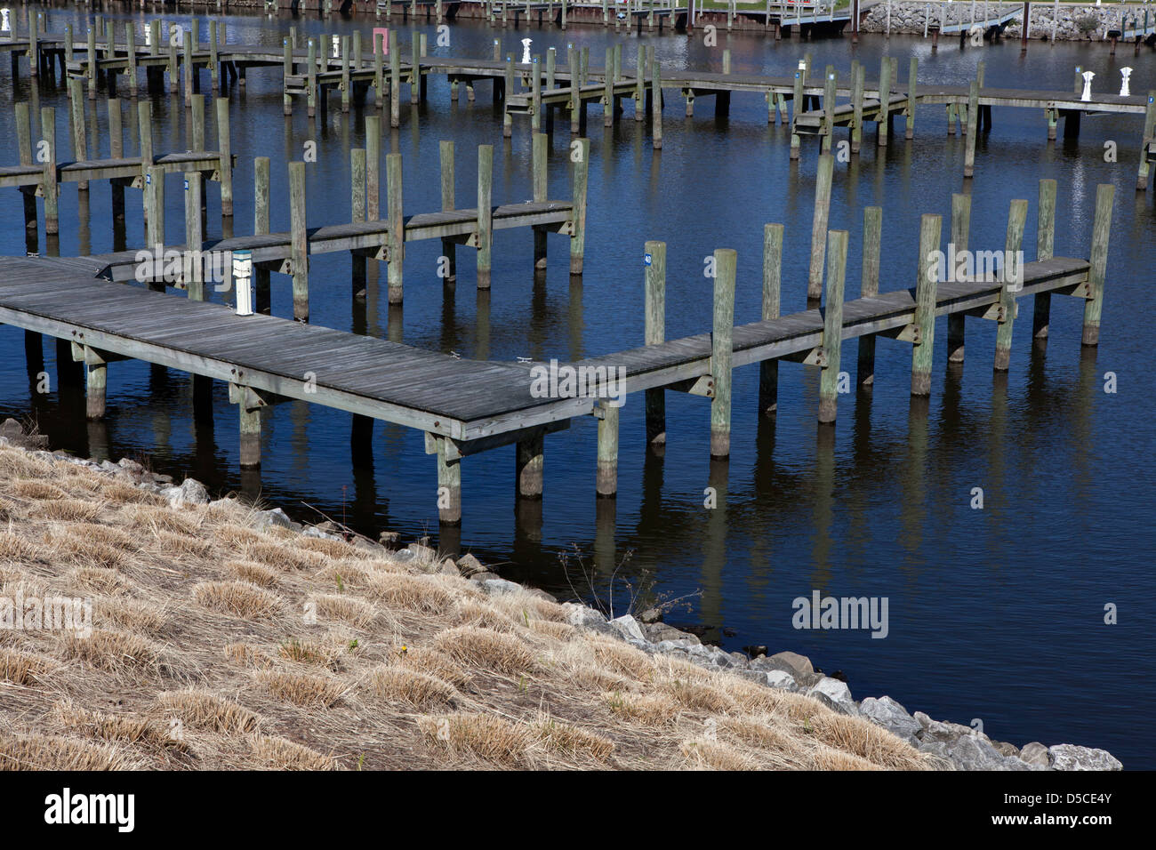 Ein Pier in South Haven, Michigan, USA Stockfoto