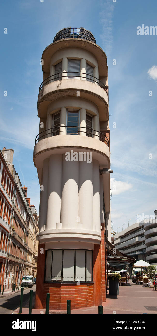Markante Jugendstilgebäude, Toulouse Stockfoto