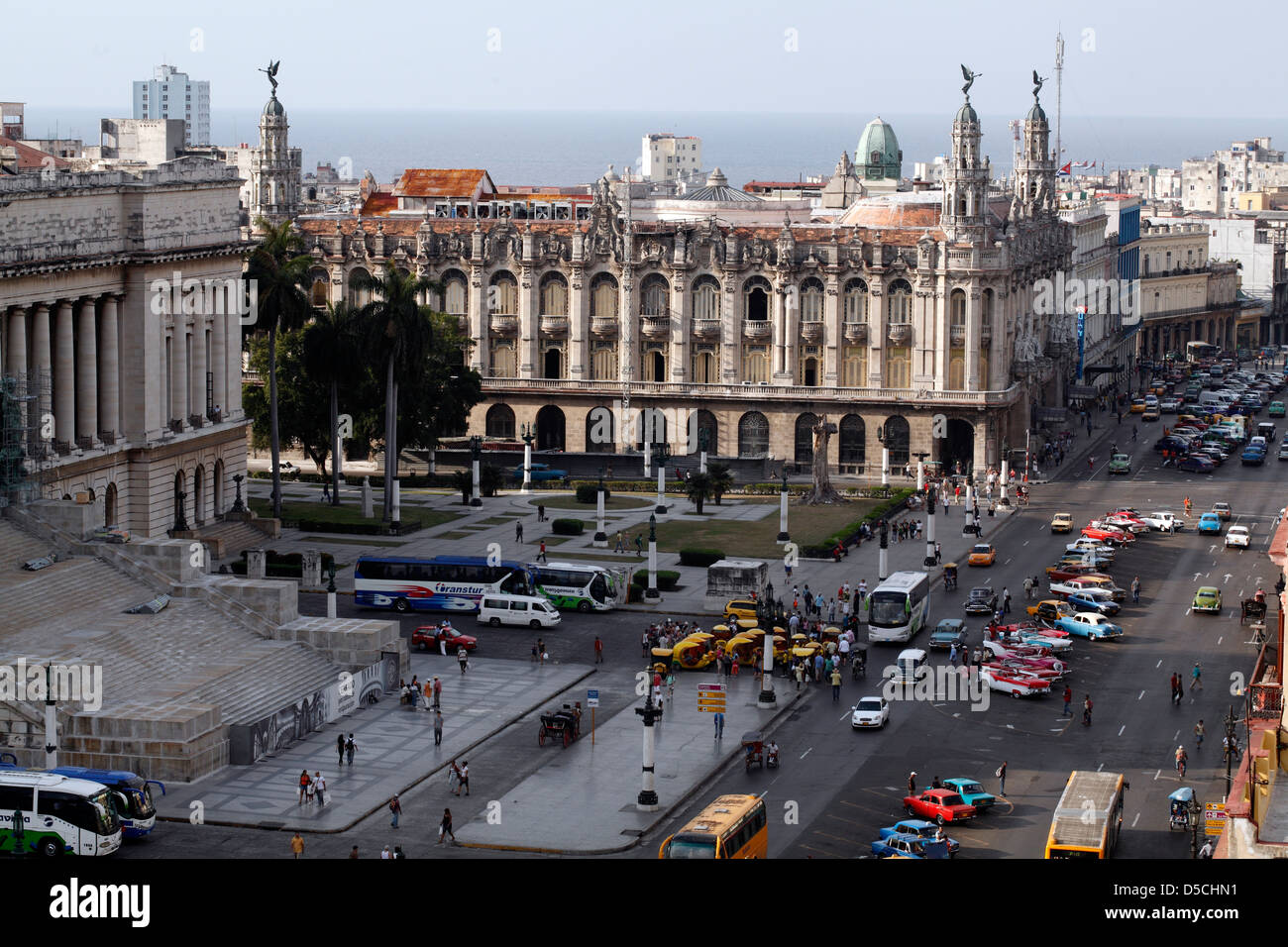 Das Grand Theater Havanna am Paseo del Prado, Havanna, Kuba Stockfoto