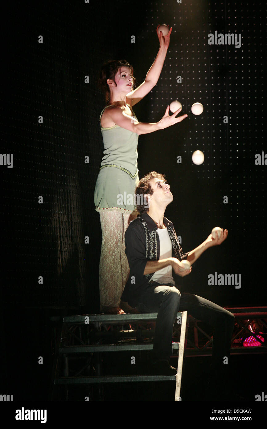 Fernando und Serafina bei der Premiere von Rock Variete show